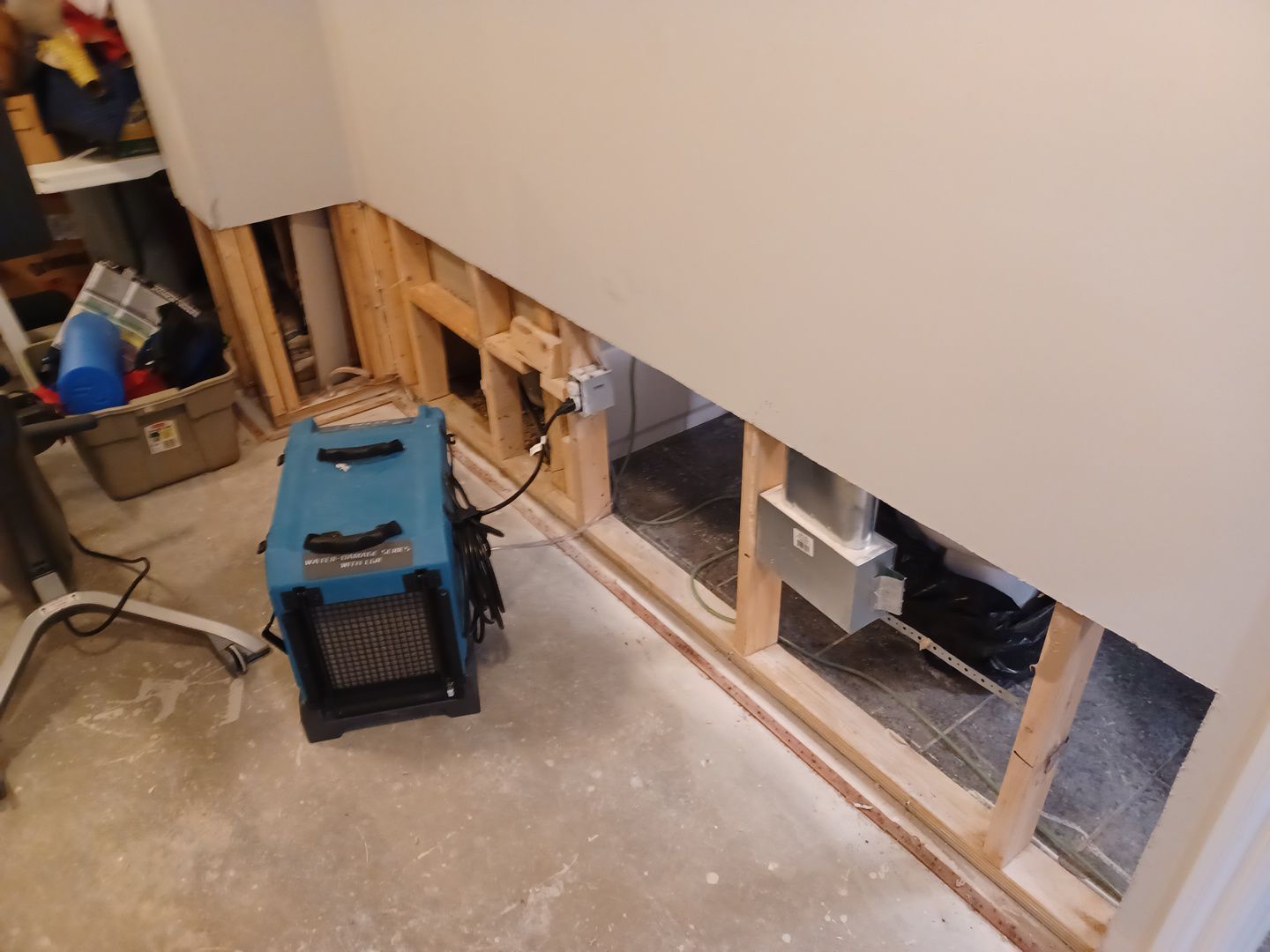 Project in South Lyon by EzDry Water Mitigation & Property Restoration