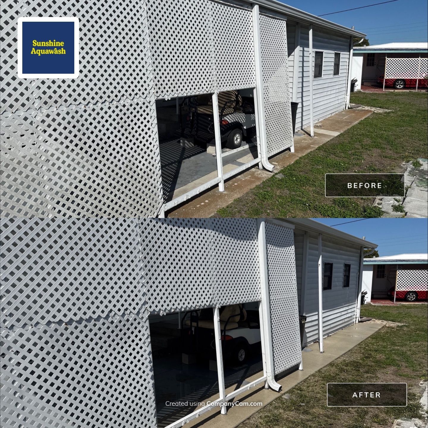 Trailer Estates Mobile Home Cleaning + Driveway & Patio Wash | Bayshore Gardens, FL by Sunshine AquaWash