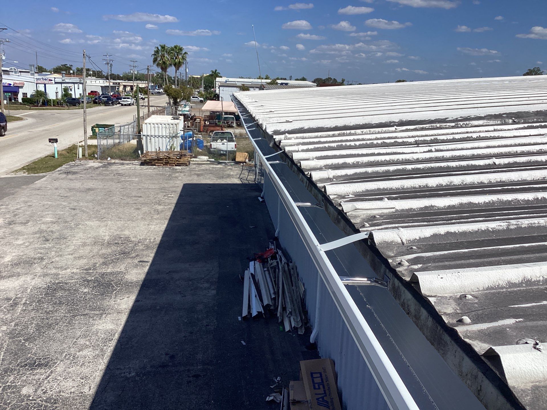 Commercial Gutter Installation in Cape Coral FL by Gutter Professors
