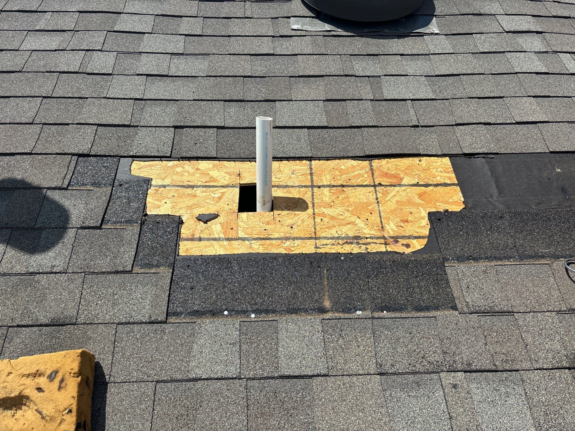 Hail Damage using Owen's Corning Duration (Lifetime) Shingles by Roof Repair Company