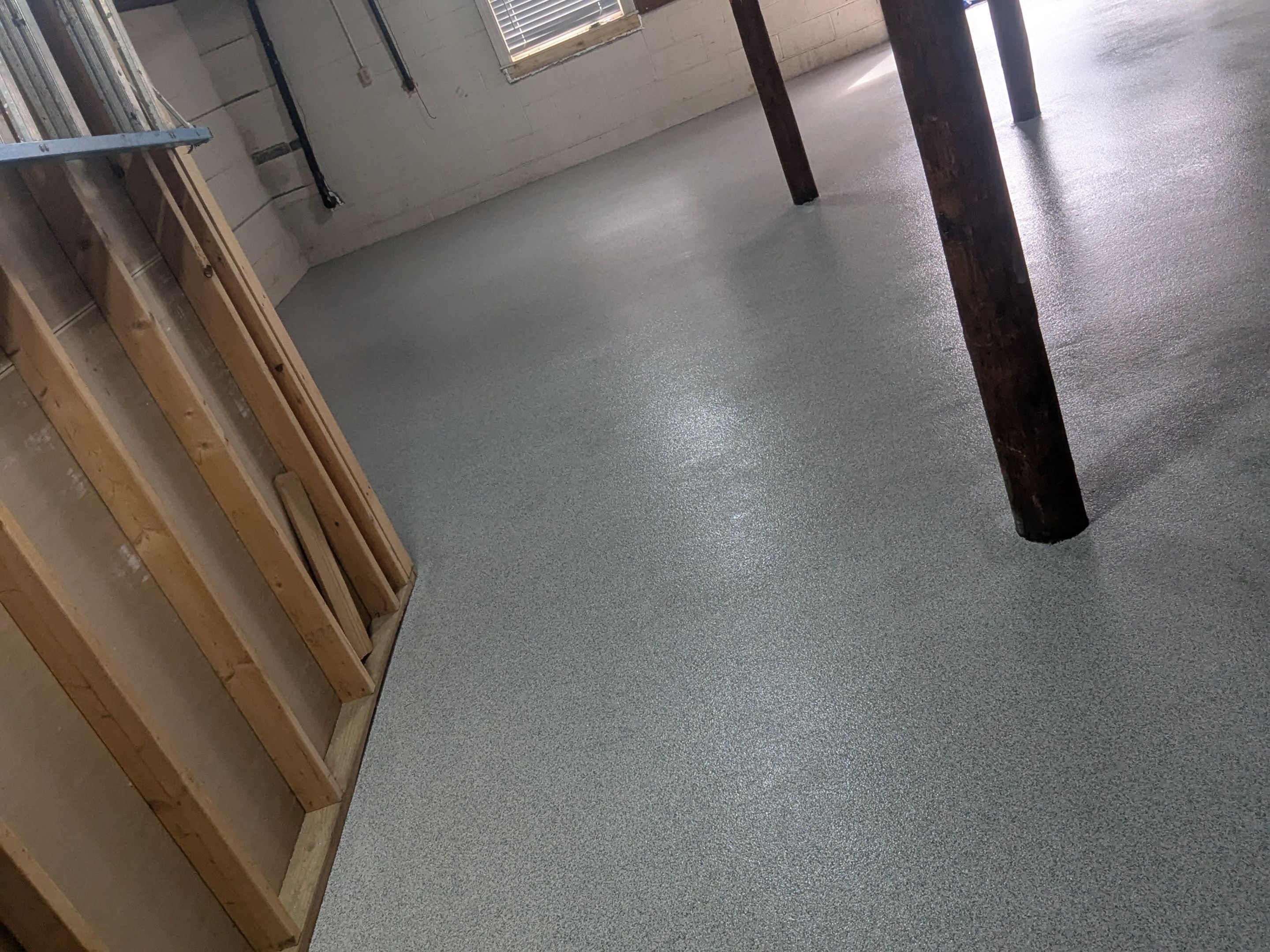 Garage Floor Coating using Custom Color by My Garage Floor Guys