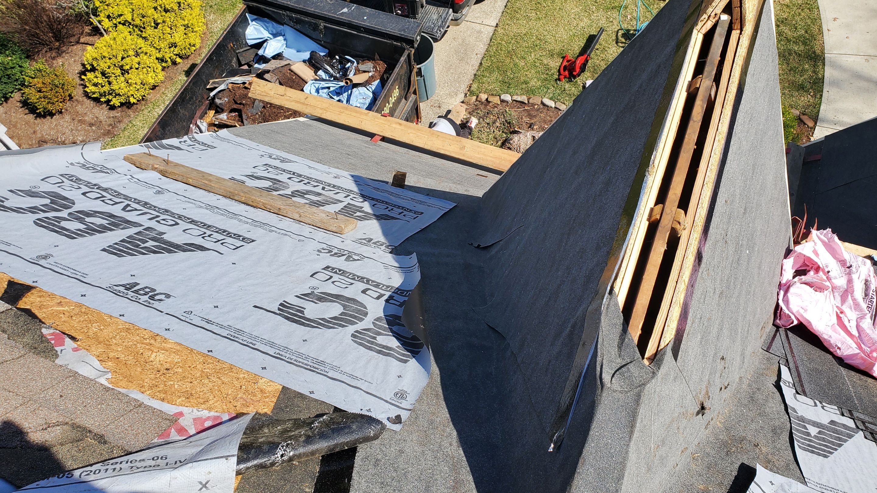 Residential Roofing Installation using Owens Corning inFlow Vent by Absolute Roofing and Construction