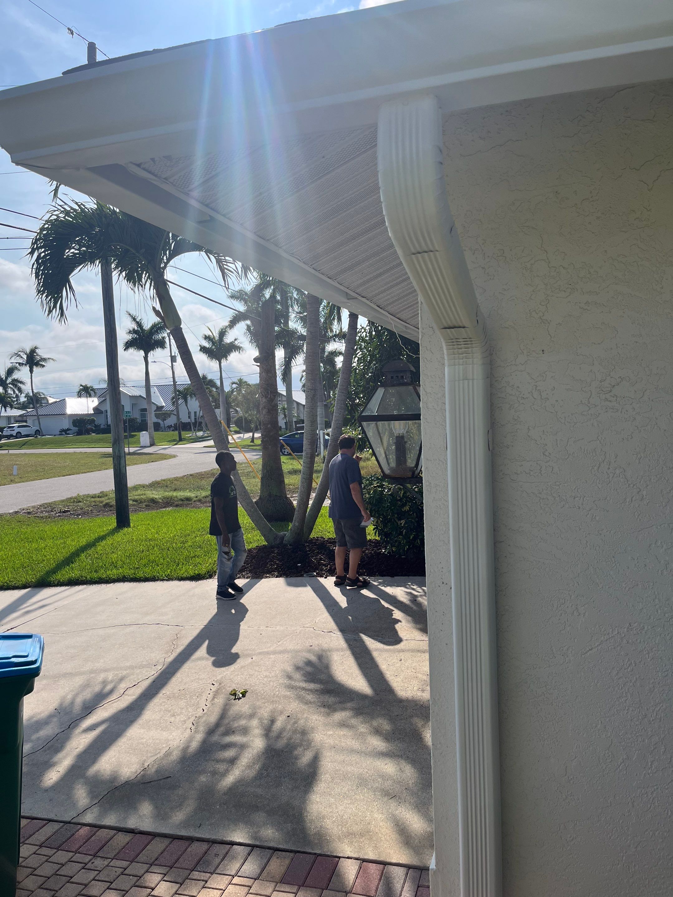 Soffit and Fascia Installation in Cape Coral FL by Gutter Professors
