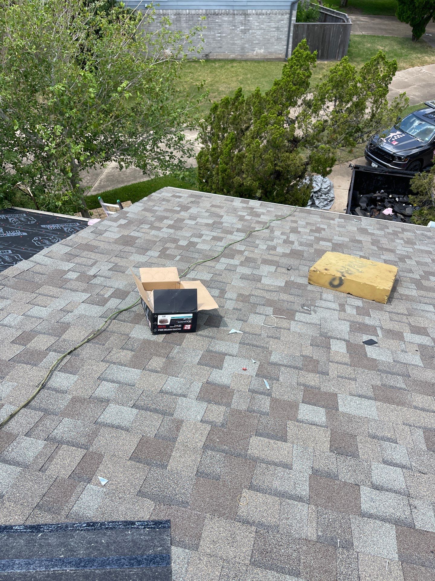 Residential Roofing Installation using Owen's Corning Duration (Lifetime) Shingles by Roof Repair Company