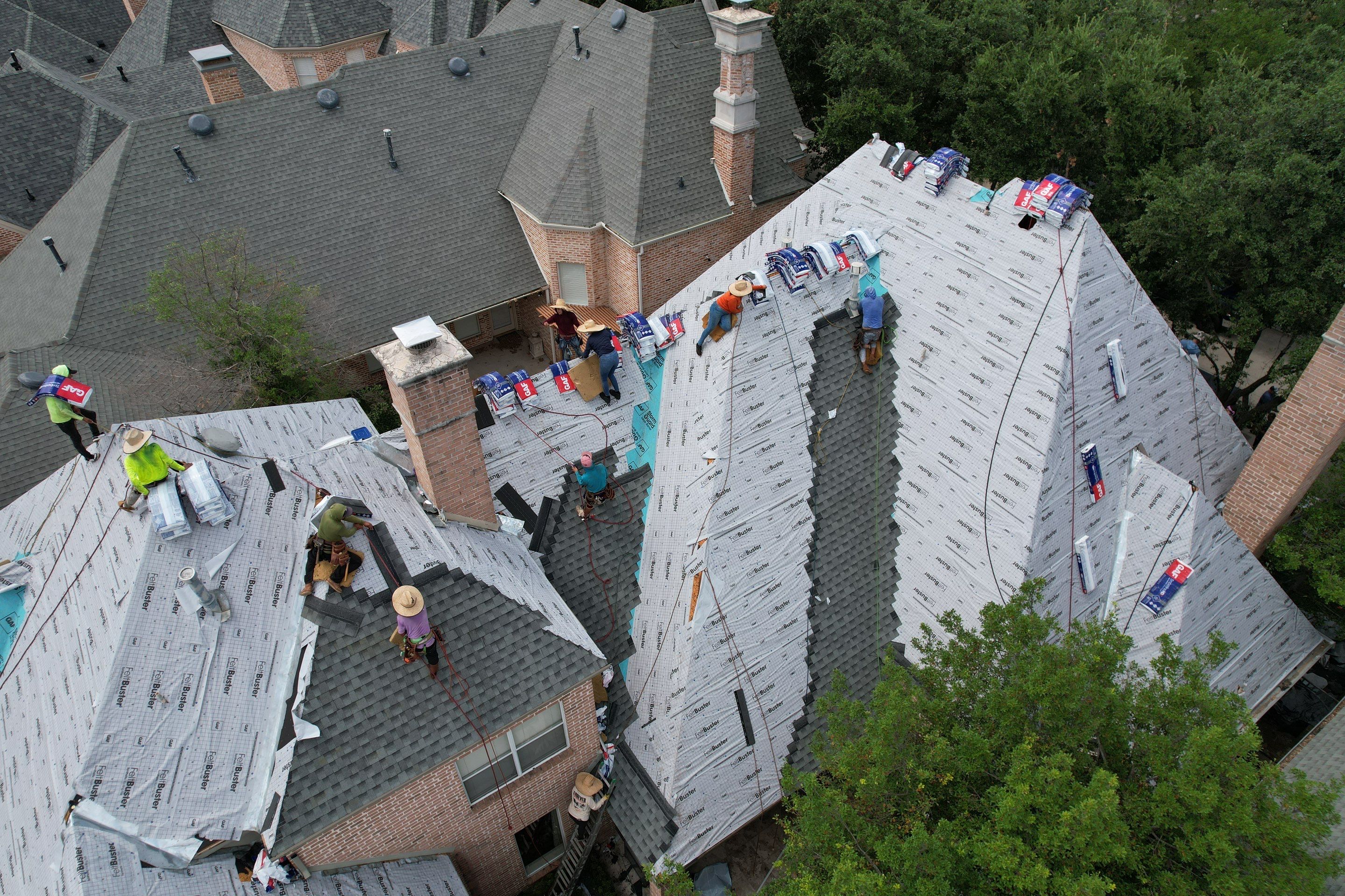 Project in Dallas by Zeus Exteriors