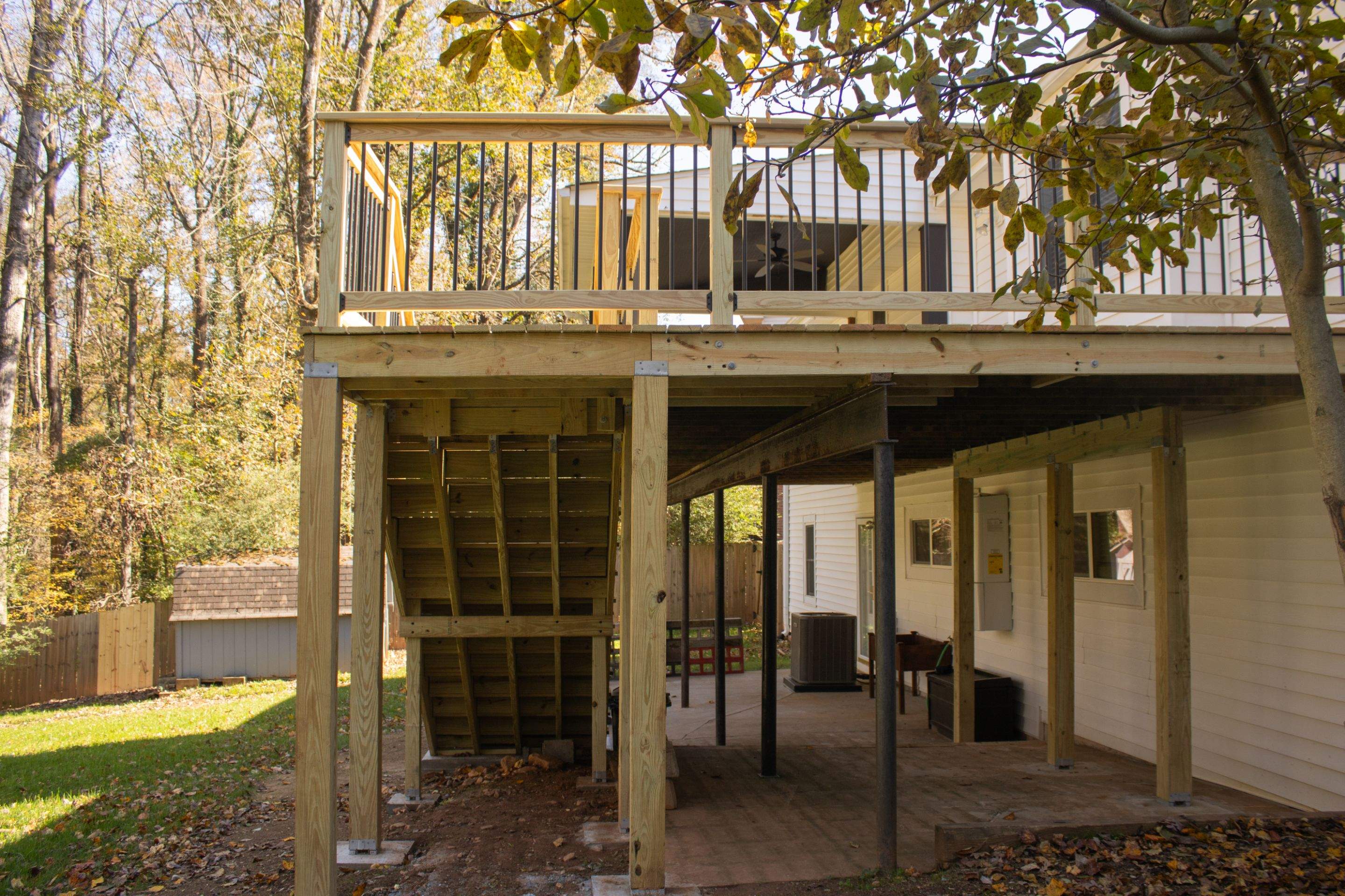 Deck Resurface using Pressure Treated Pine in Lilburn, GA by Nelson Exteriors