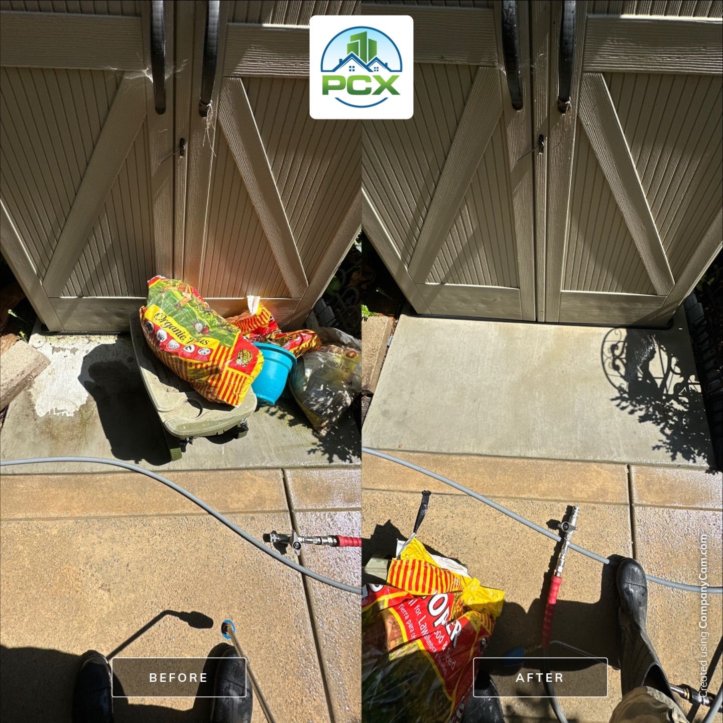 Orange County pressure washing to prepare for a gathering by Property Cleaning Experts