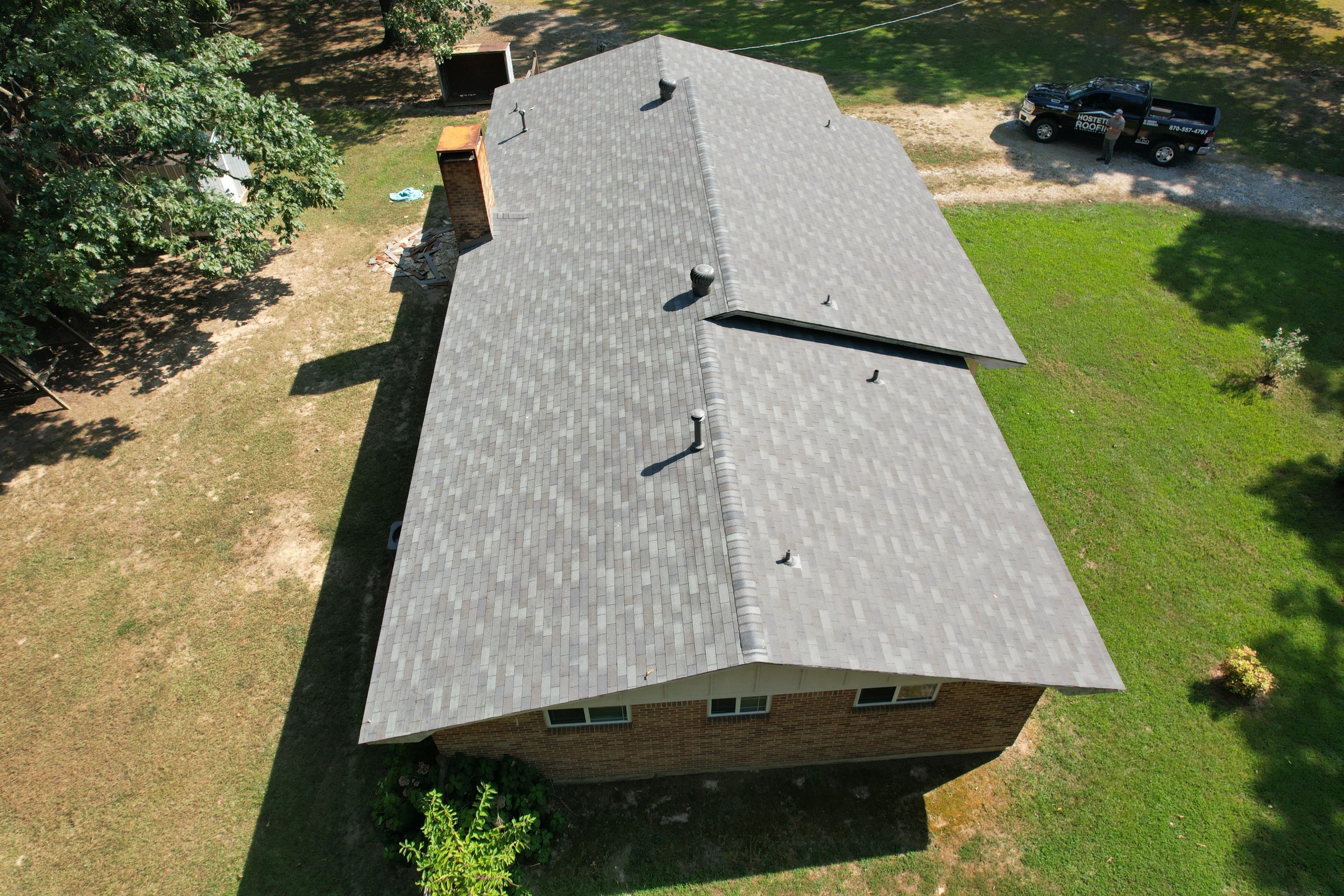 Residential Reroof: 25 Year 3-Tab Shingle by Hostetler Roofing
