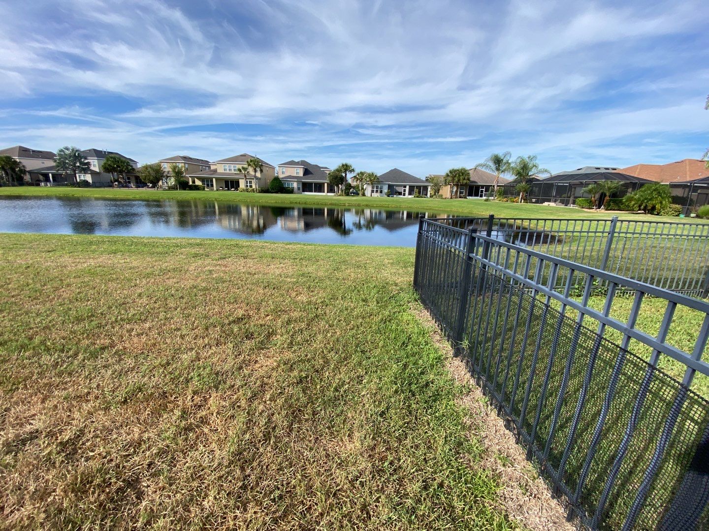 Bradenton, FL 4 ft. Tall 3-Rail Black Aluminum Fence by Asap fence and gates, LLC