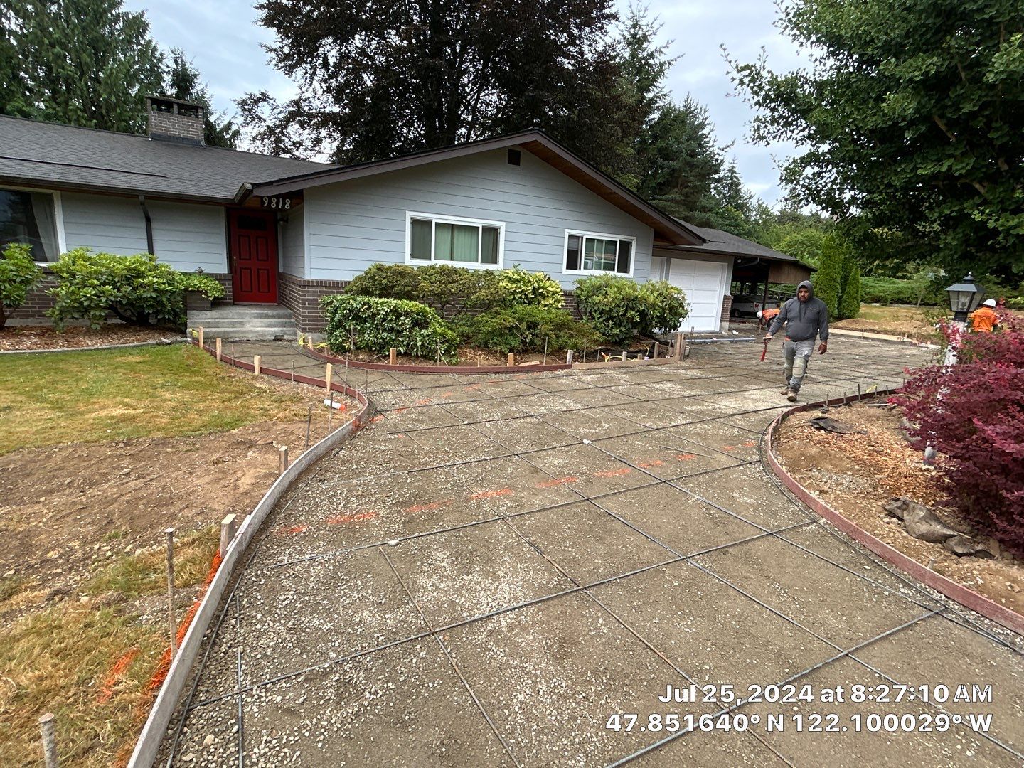 Rodd | Concrete Driveway Extentension by Jireh Asphalt & Concrete Inc 