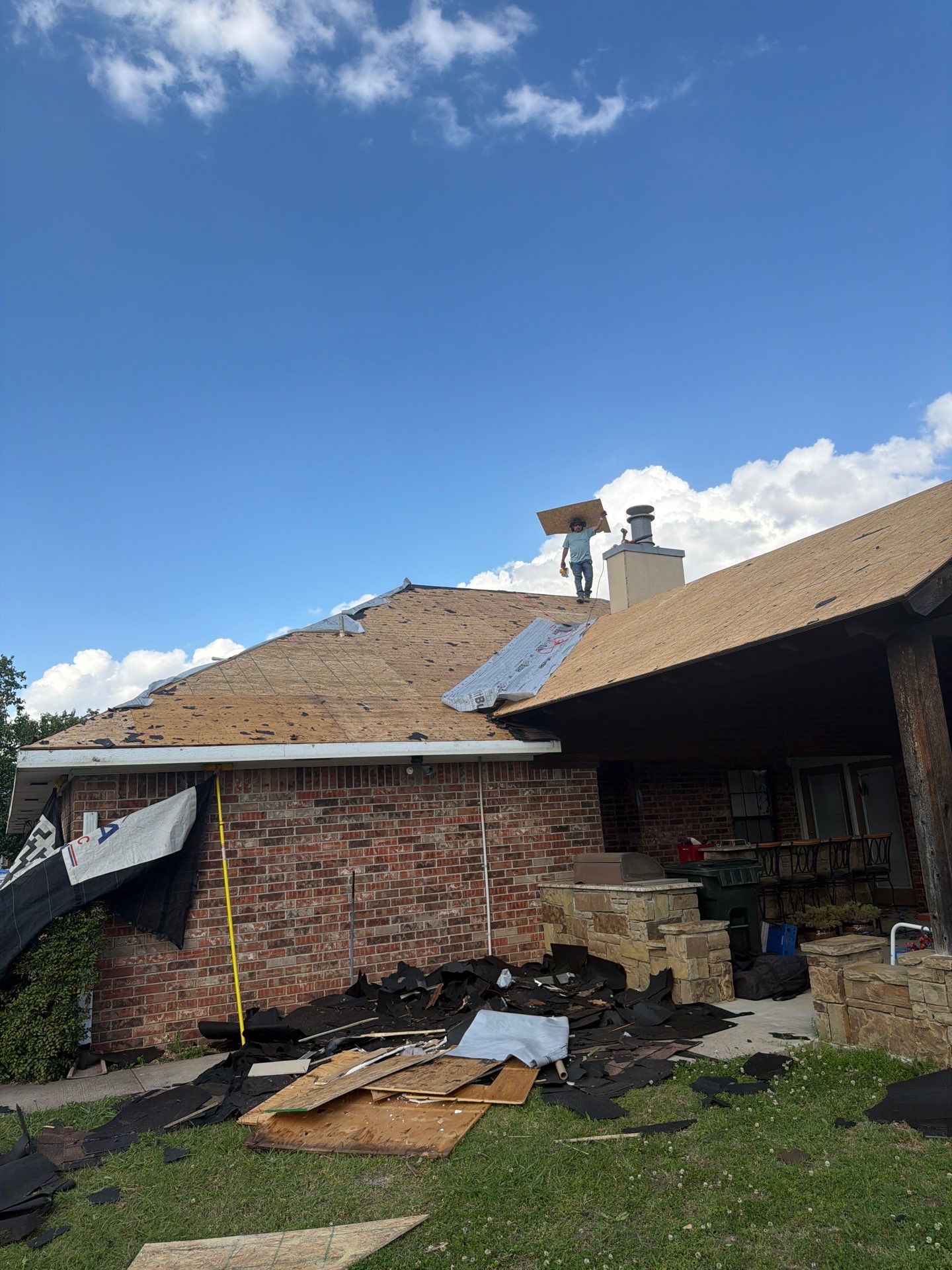 GAF Timberline Asphalt Shingle Roof Replacement in Sulphur, Oklahoma by BANA Roofing and Solar Supply