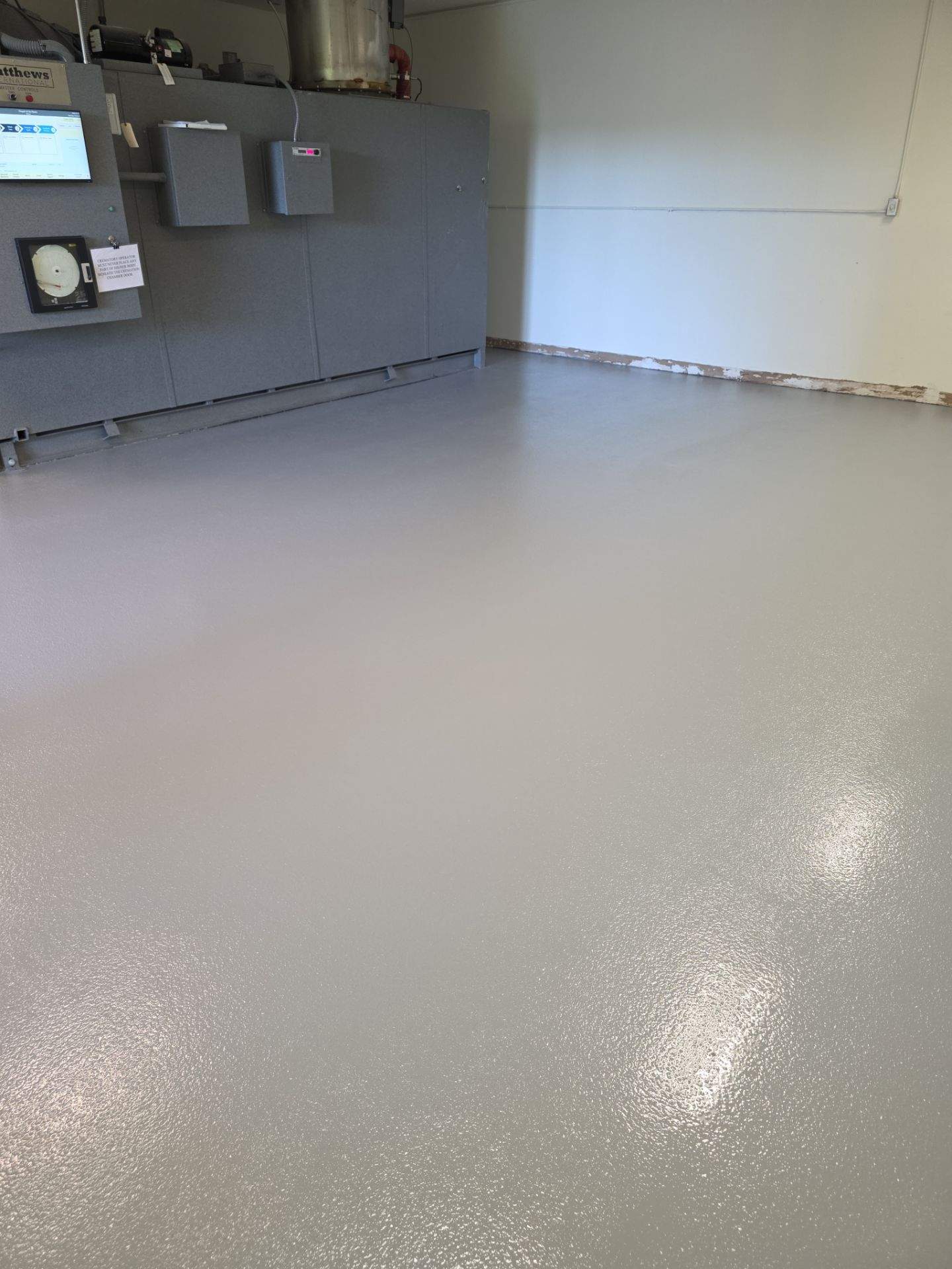 Haze Grey Commercial Interior Floor Coating in Atascadero by MGP Coatings