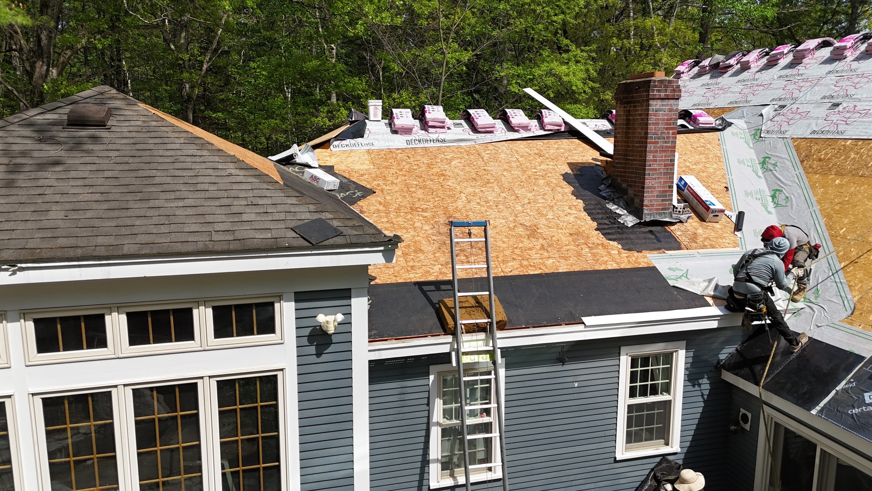 Roof Replacement + Metal Valleys + Snow Belt + Skylights — Carlisle, MA by Mighty Dog Roofing of Greater Middlesex County