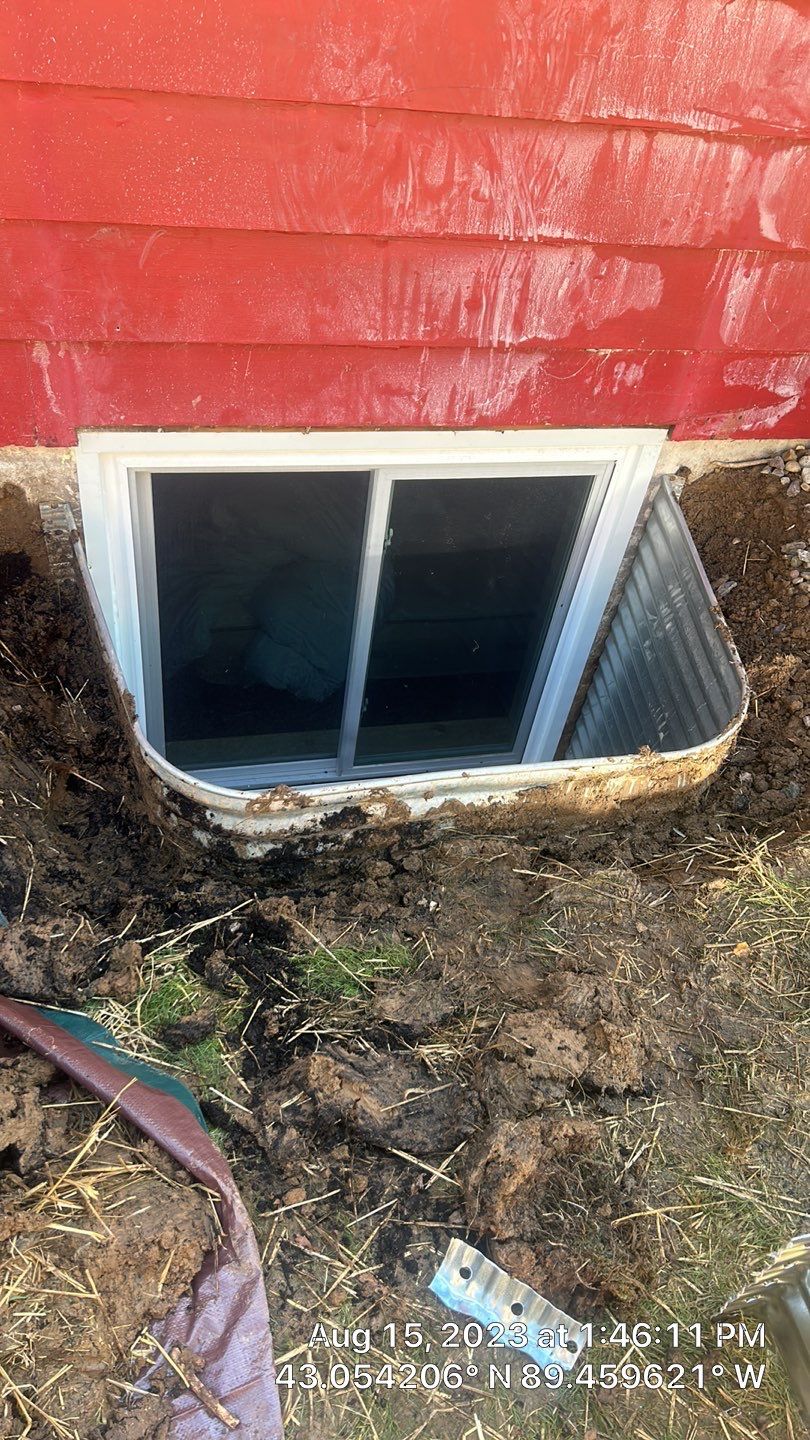 Egress Window using Provia Windows by Total Restoration Services