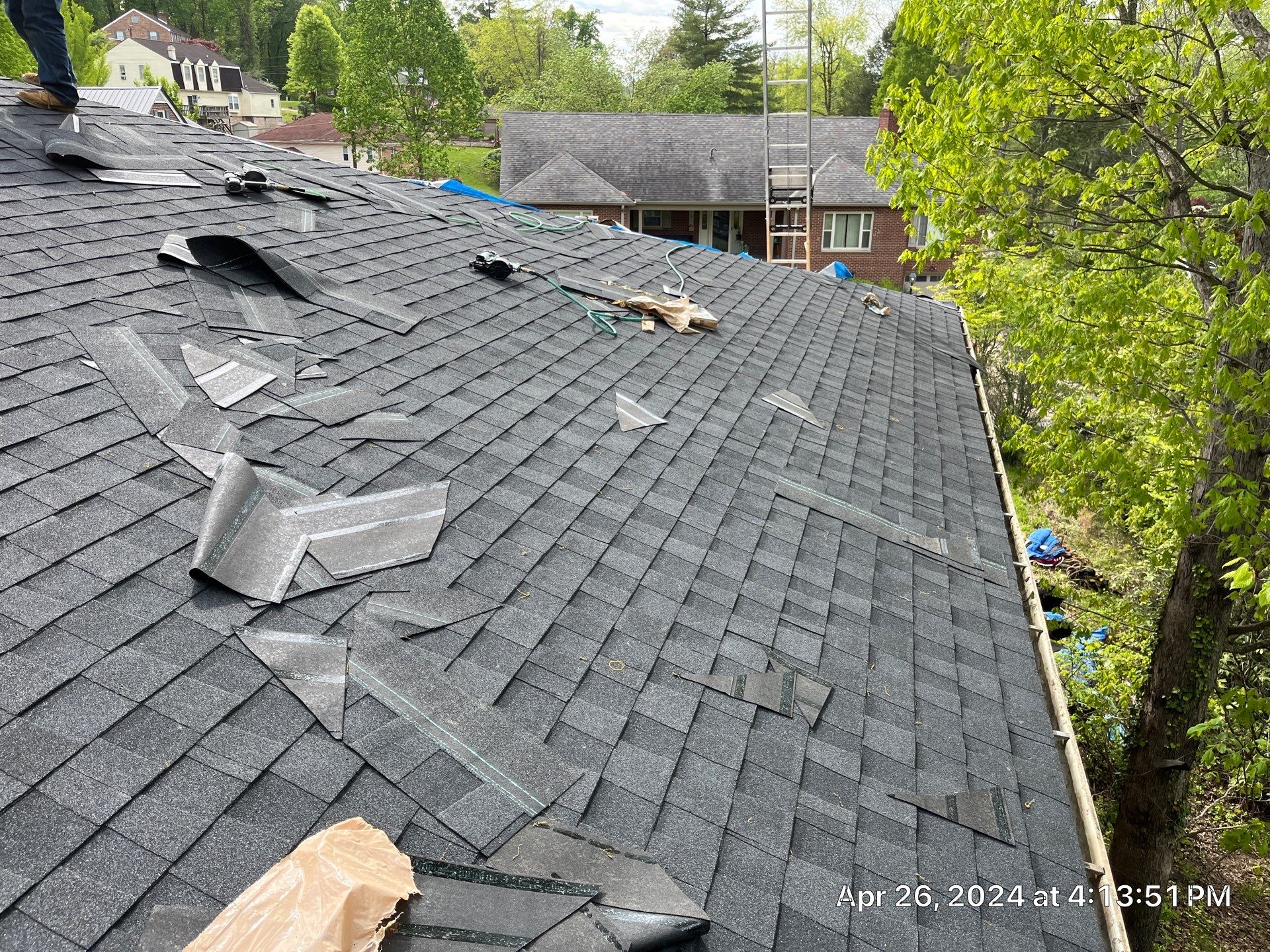 Residential Roofing Installation using Certainteed Landmark Pro Shingles by Fahey Roofing + Contracting