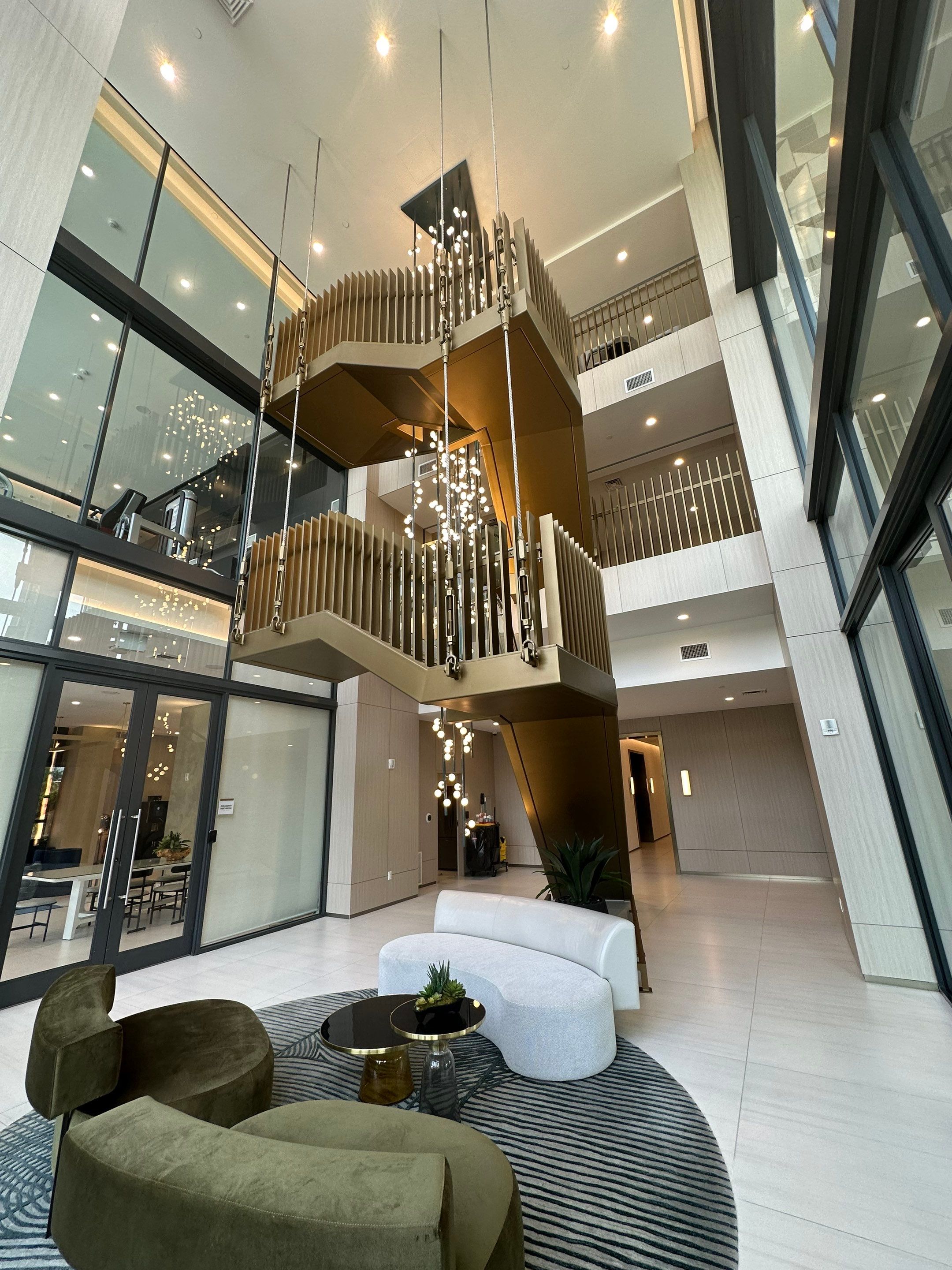 Custom Commercial Lobby in Hallandale Beach by Toledo Iron Works