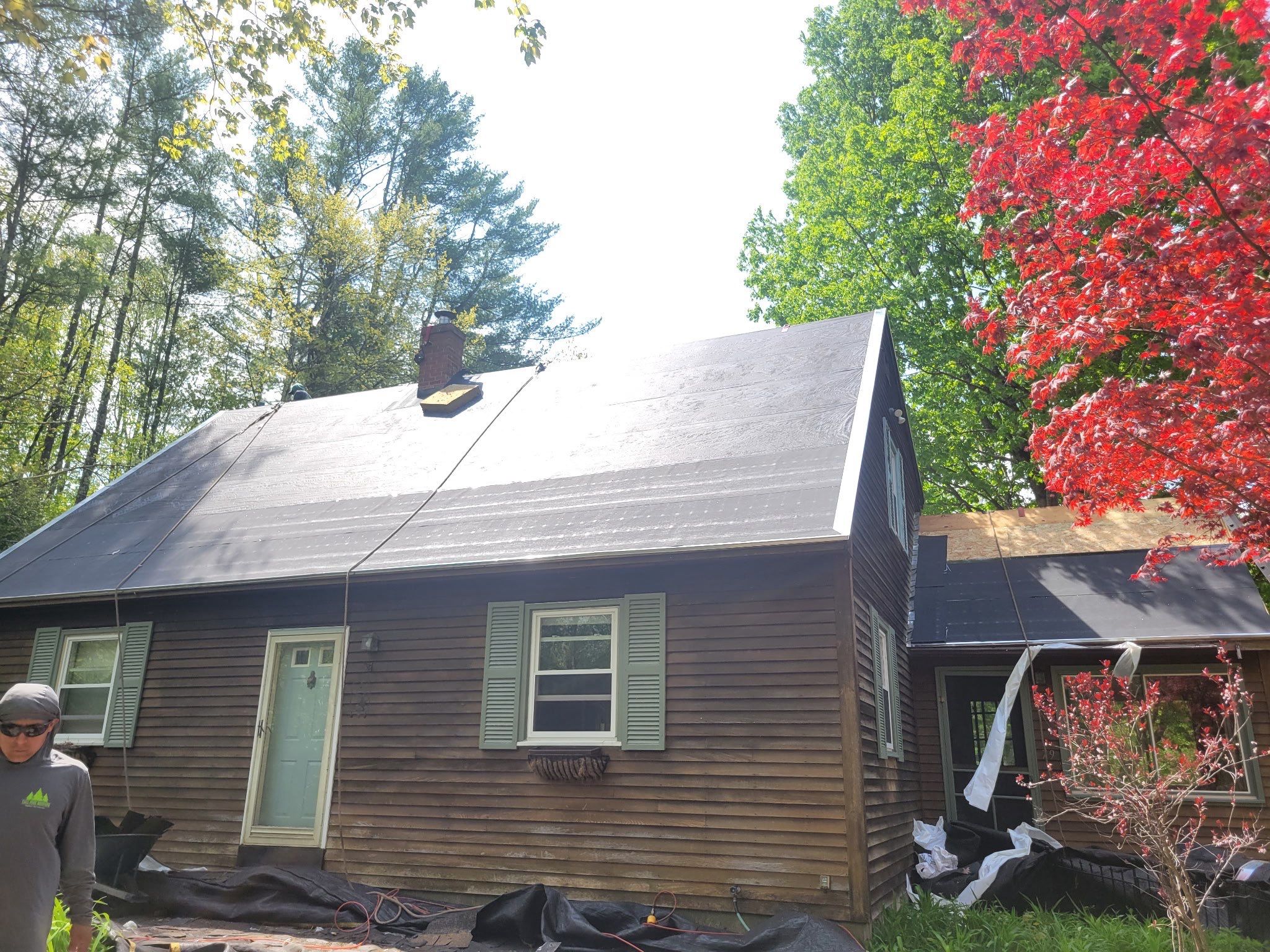 🏡 Full Roof Replacement & Chimney Reflash – Epsom, NH by Tall pine roofing