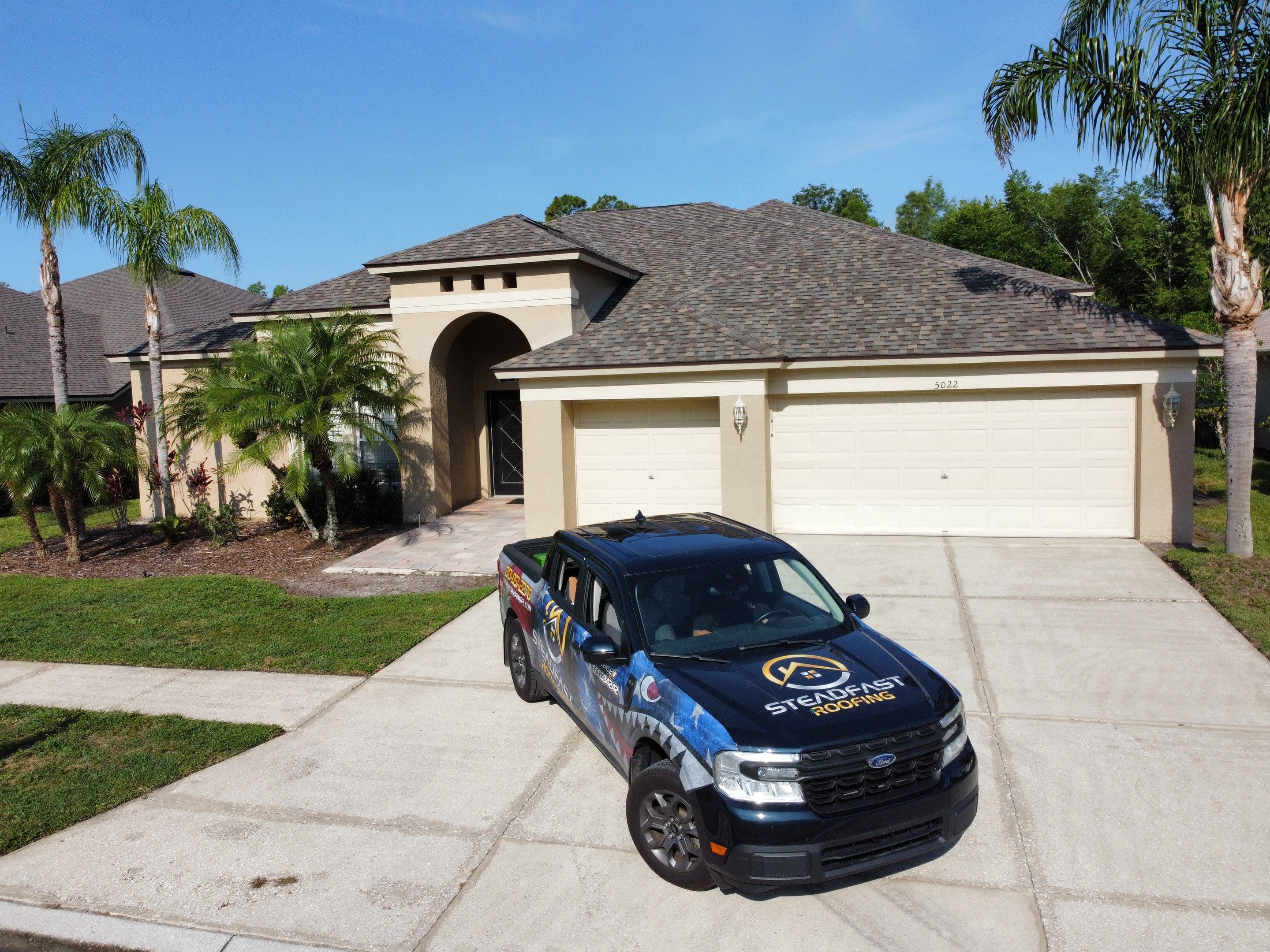Roof Replacement in Wesley Chapel, FL. by Steadfast Roofing