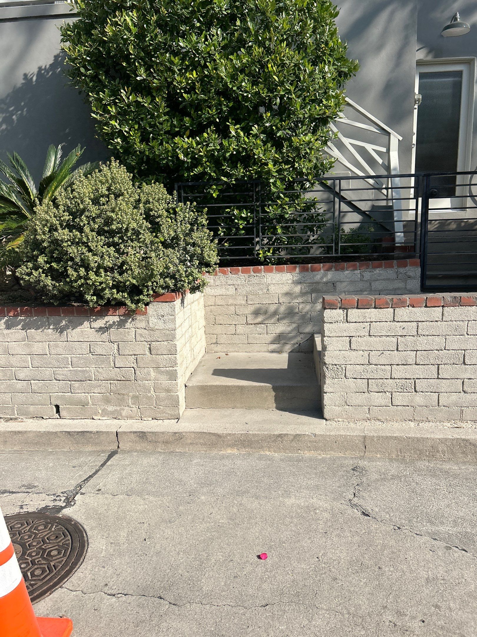Sandblasting Paint Off Brick Wall In Los Angeles, CA by La Power Washing Inc