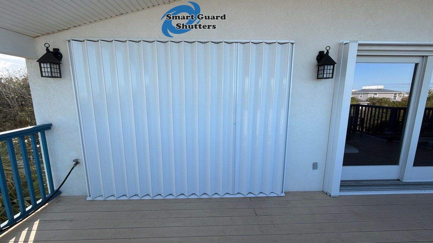 Accordions in White by Smart Guard Shutters