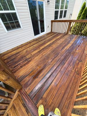 Deck using Wood Sealant