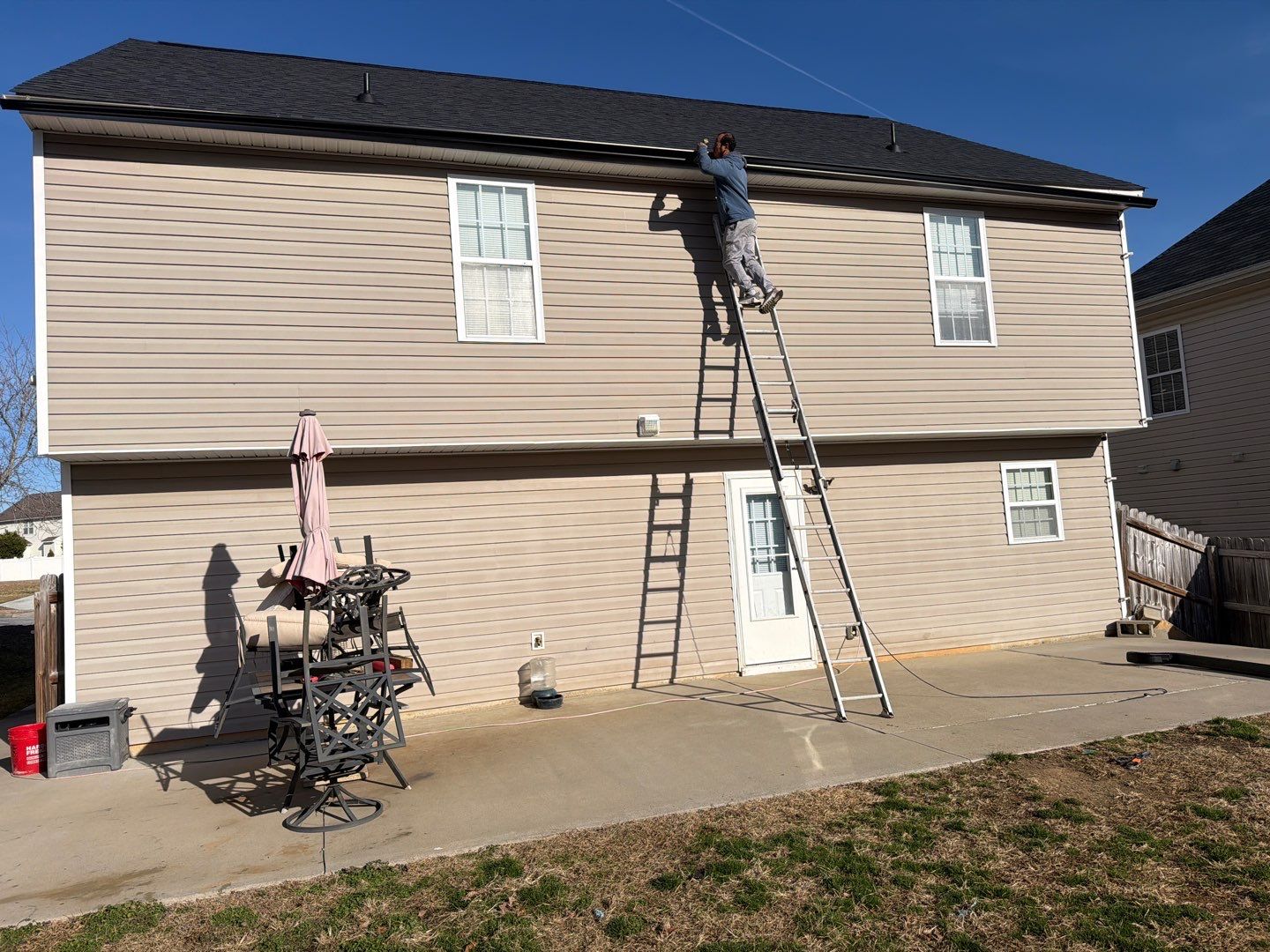 Roof replacement by hail and wind damage by Just Brilliant Restoration JBR