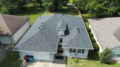 Residential Roof + Gutters & Downspouts Install
