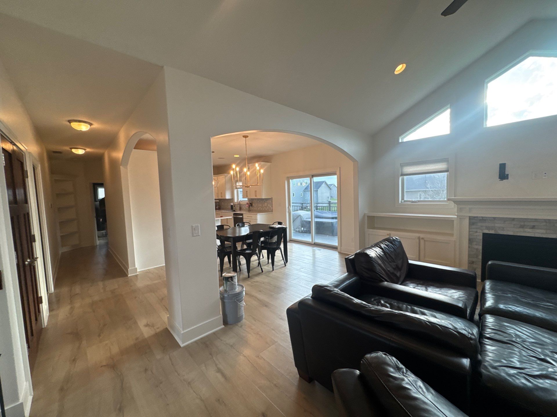 Interior Repaint walls and Baseboards with Color Change by Midwest Paint LLC