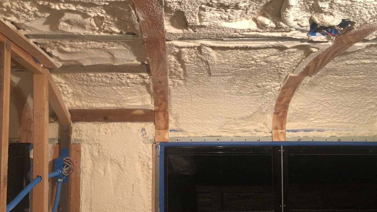 Spray Foam Insulation using Insulation only by Straight Edge Roofing Inc