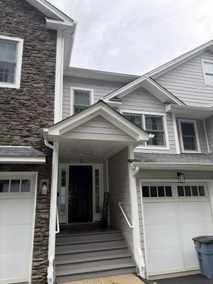 Gutter Cleaning in Florham Park, NJ — Gallo Bros job photo