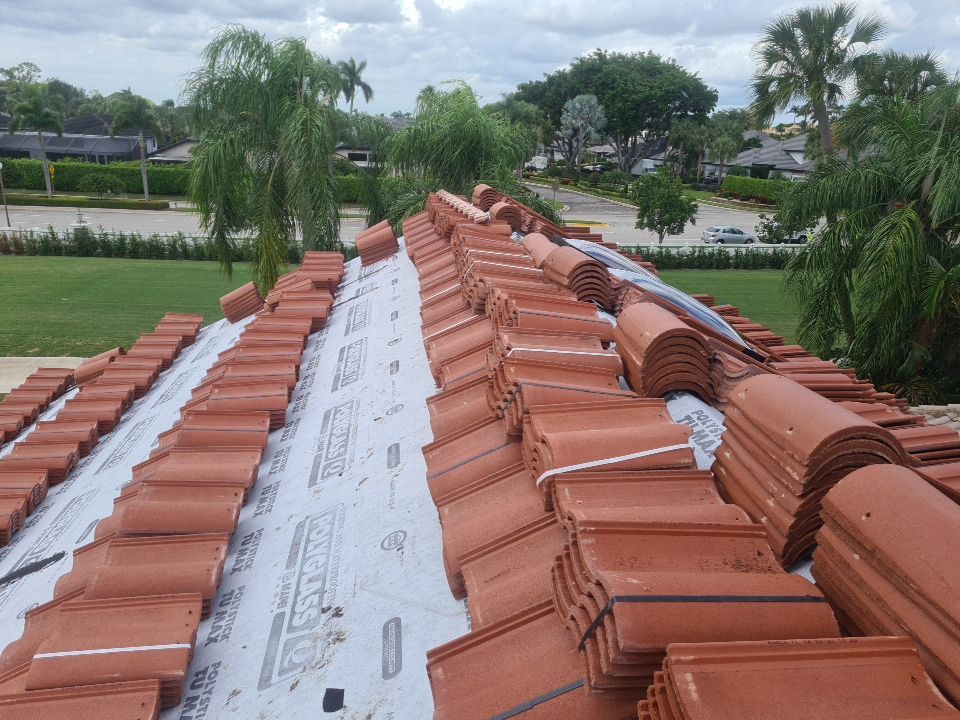 Residential Roofing Installation using Eagle Roofing Tile by BLUES BROTHERS ROOFING