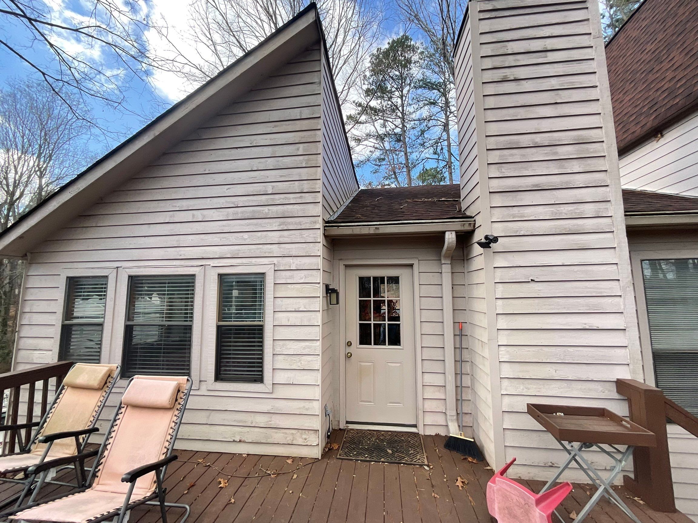 Exterior Painting and Deck Refinishing for an Acworth Residence by Swift Home Renovations