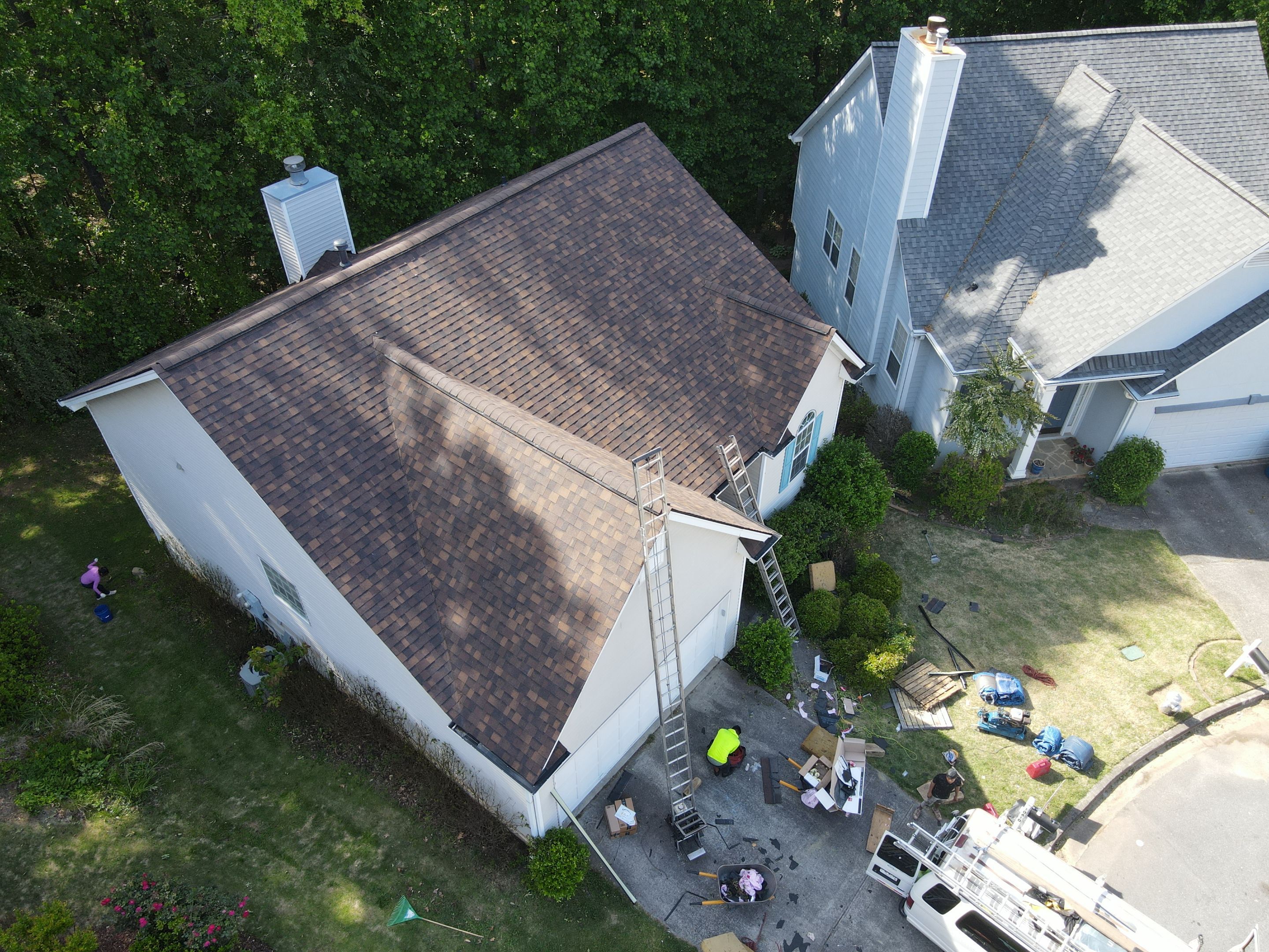 Residential Roofing Installation using Owens Corning by Inspector Roofing and Restoration