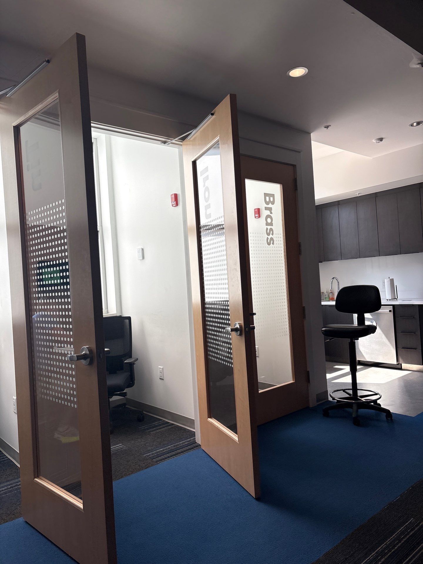 Modern Office Interior Build-Out with Custom Acoustic Treatments in Lincoln by CompanyCam Sales Demo