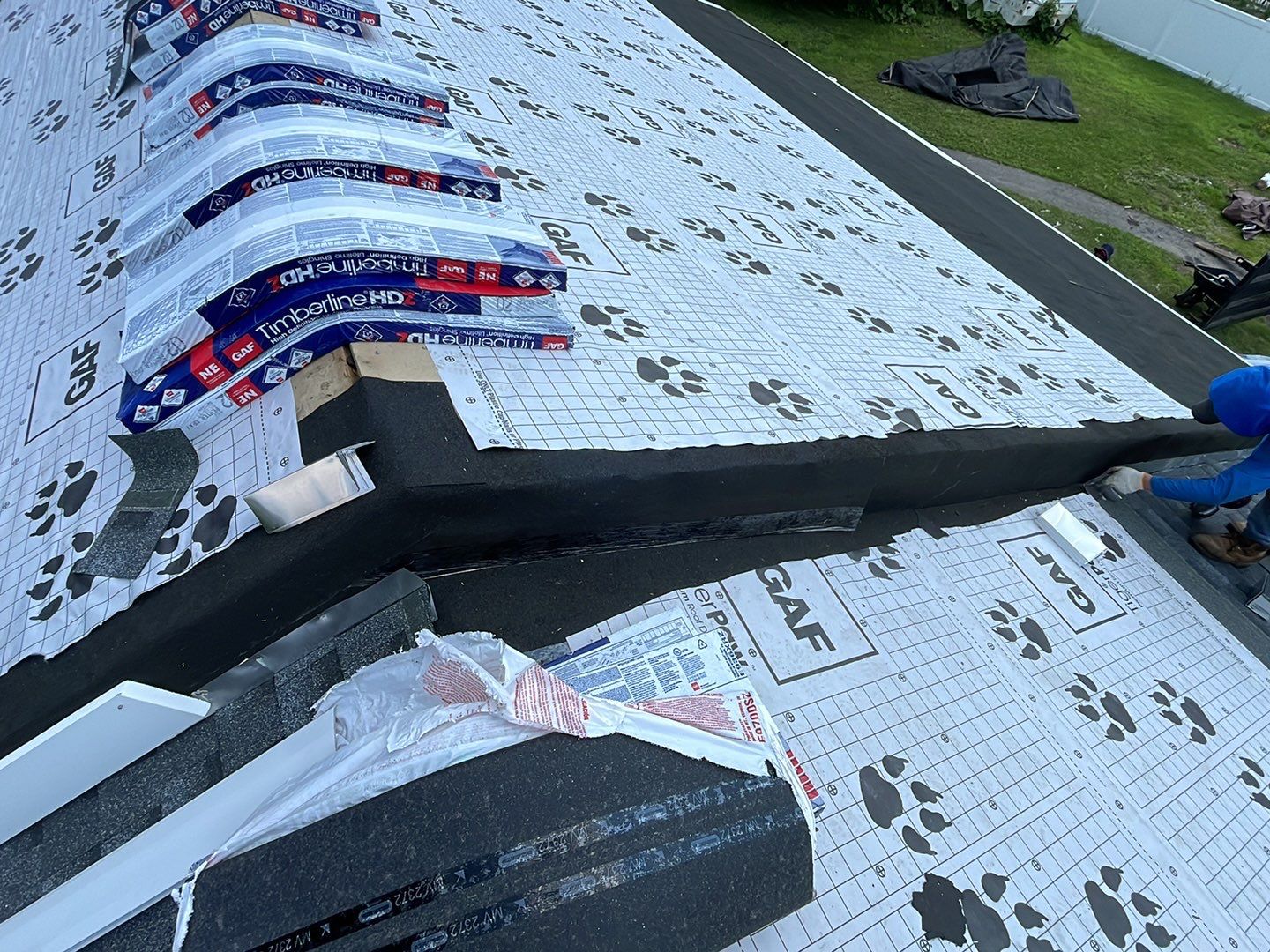Residential Roofing Installation using GAF Timberline HDZ by Sensible Home Solutions