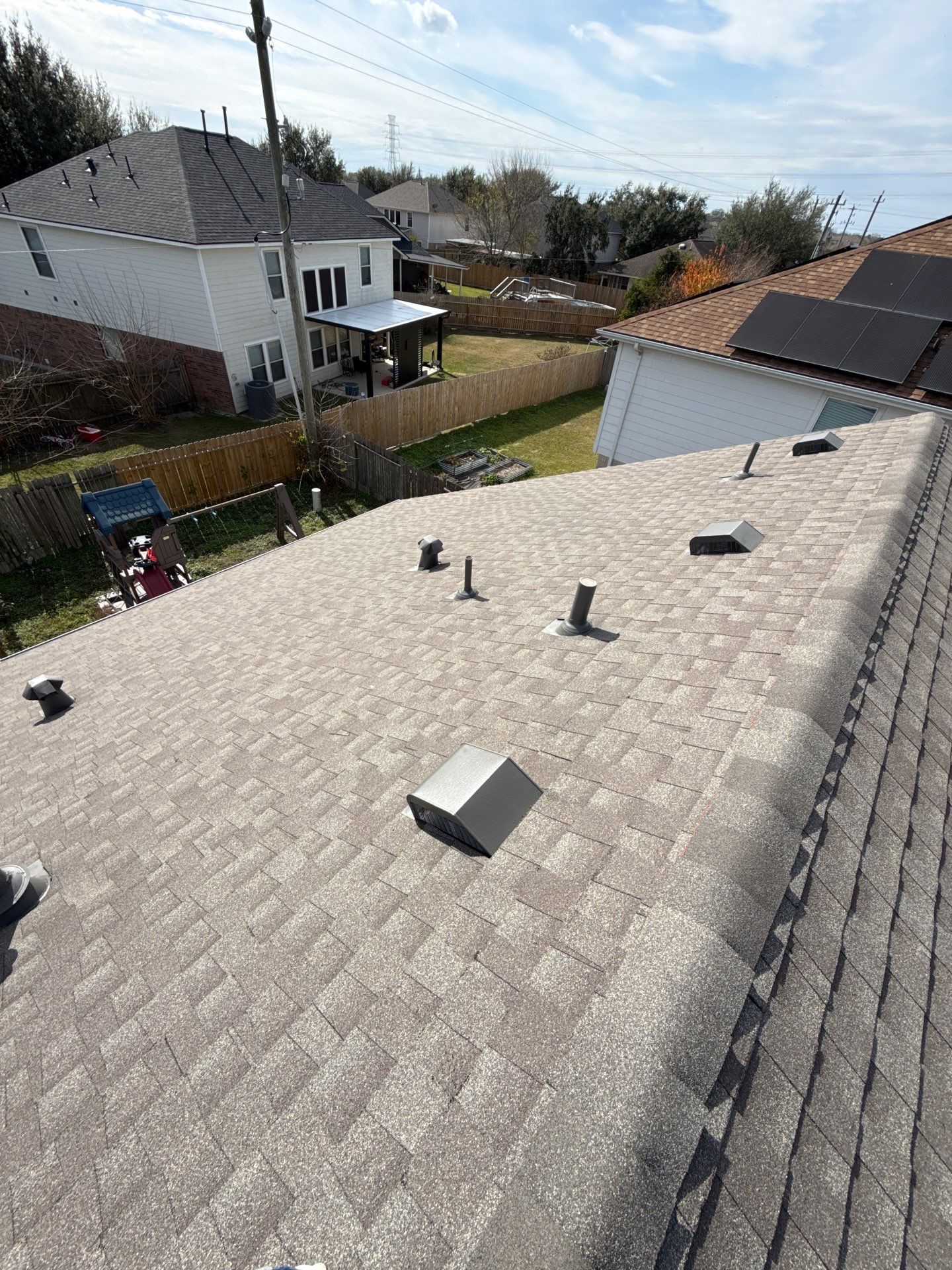 Residential Roof Replacement using GAF NATURAL SHADOW - WEATHERED WOOD by Elite Roofing LLC