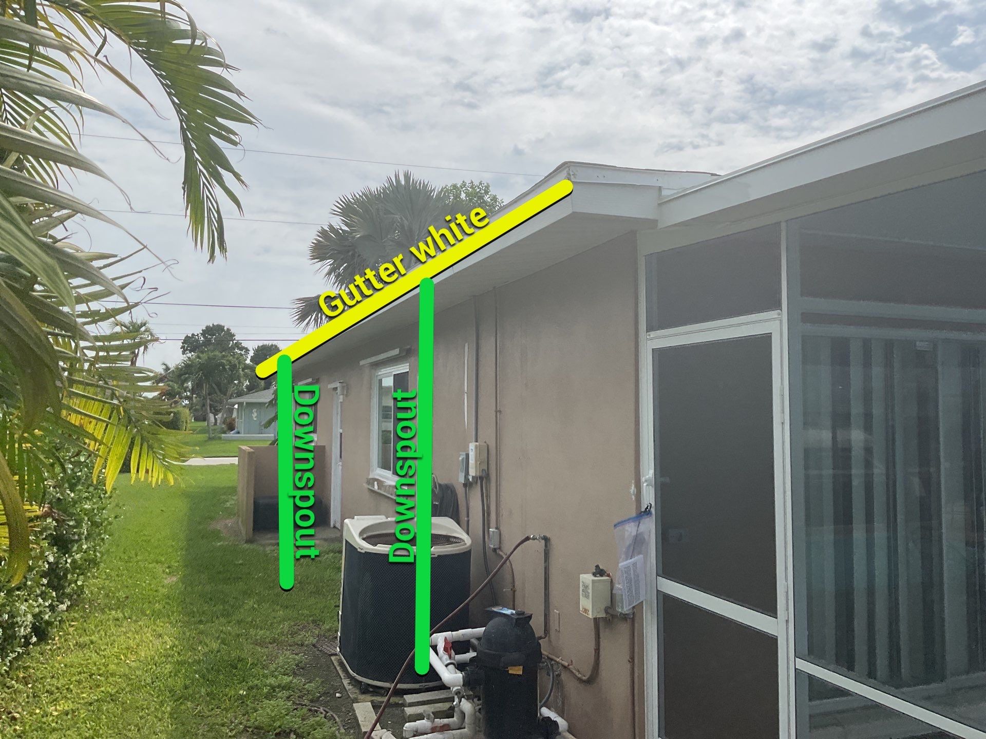 White K Style Seamless Gutters using 6 Inch Seamless Gutters in Cape Coral FL by Gutter Professors