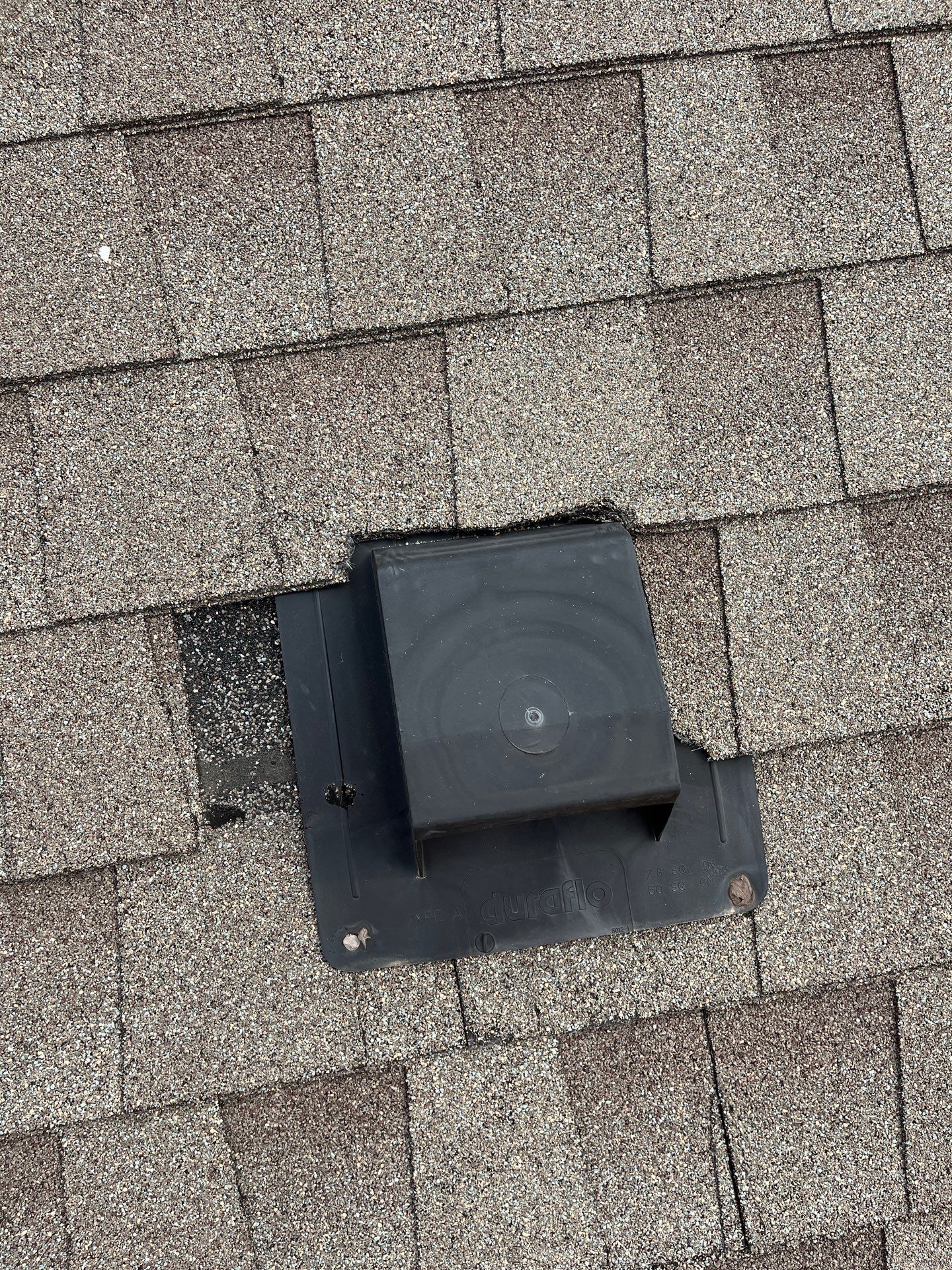 Hail Damage using Owen's Corning Duration (Lifetime) Shingles by Roof Repair Company