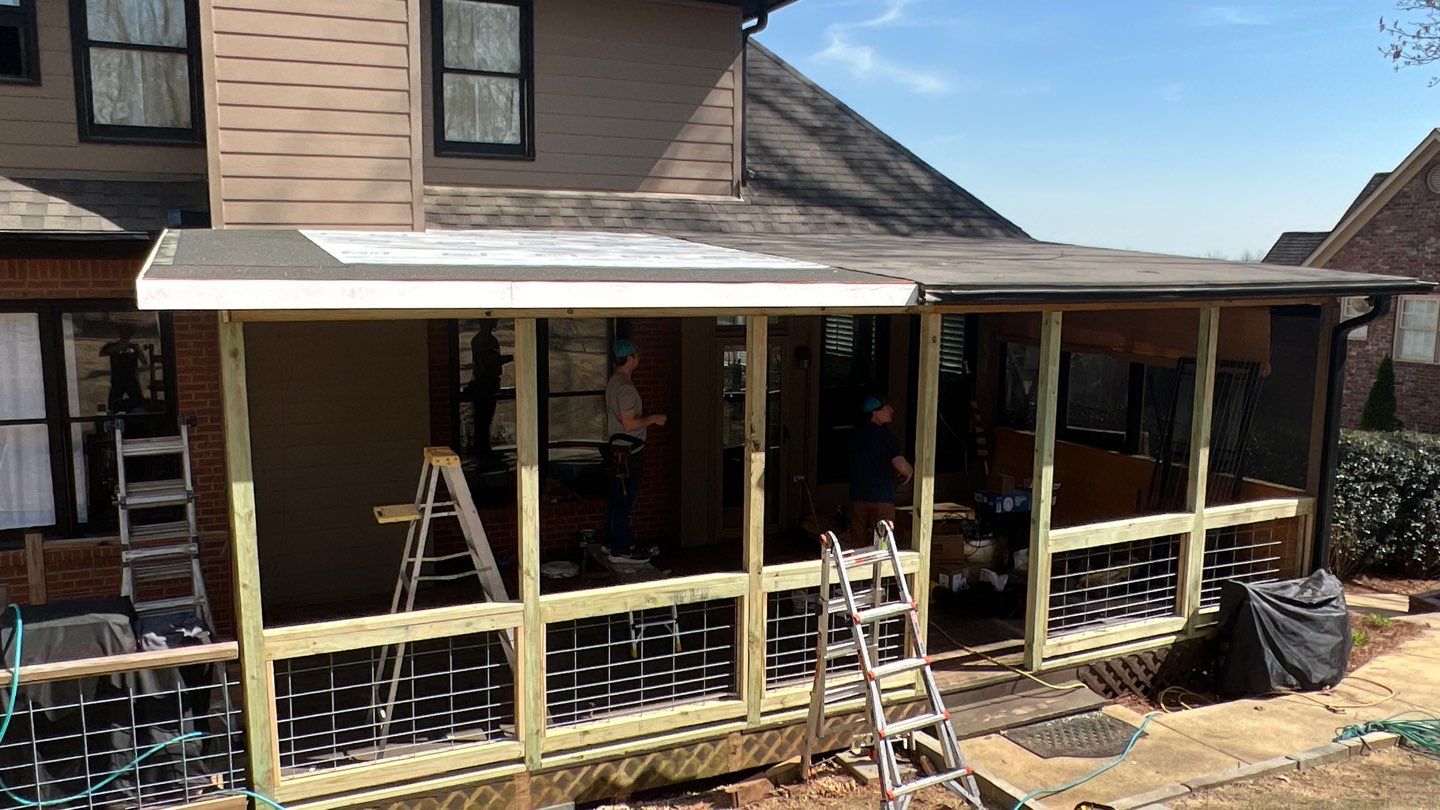 Lake Crest Circle - Roof and Deck Installation  by Pillar and Pine