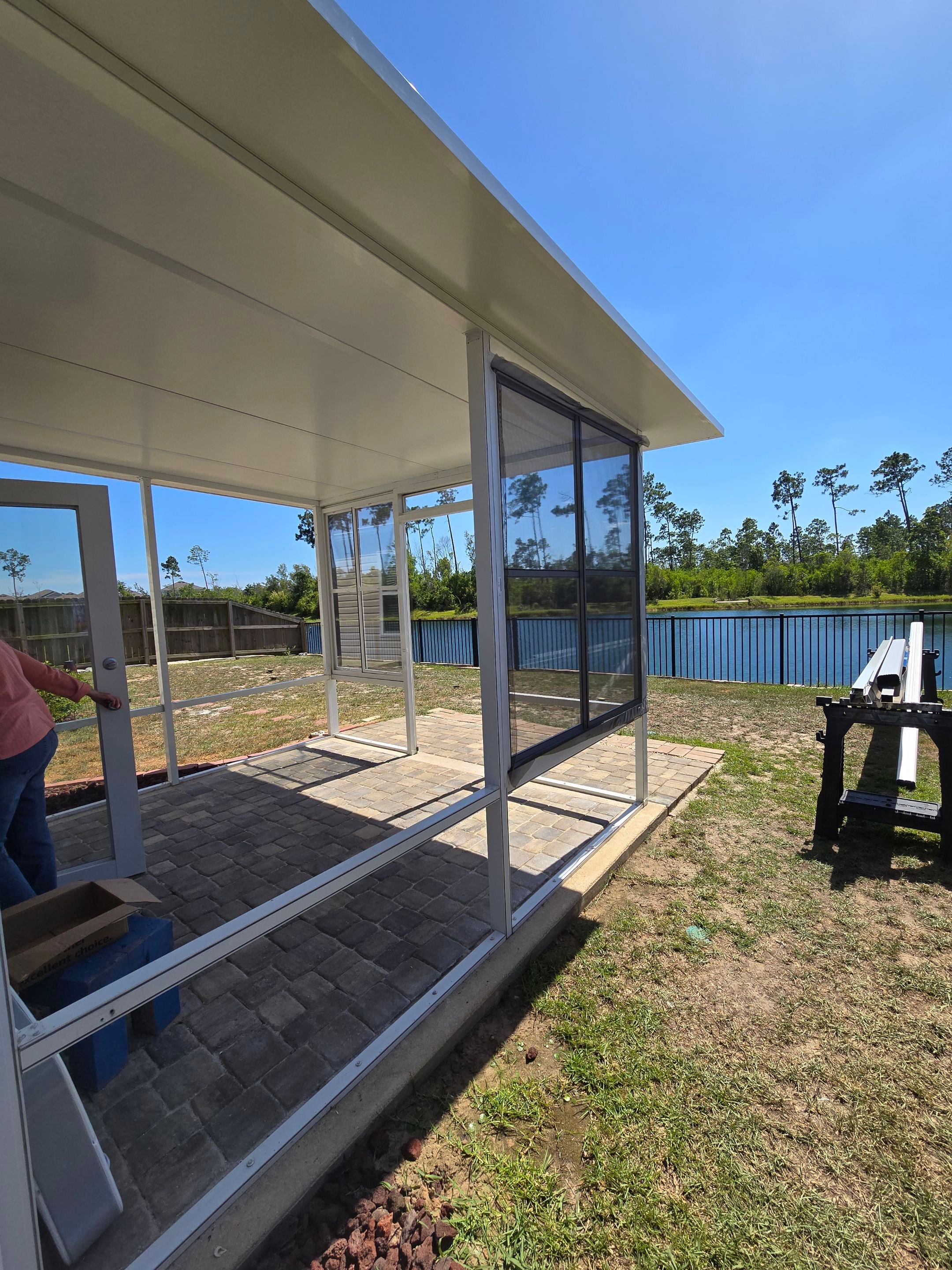 Screen Room using Colorbeam by Titan Sunrooms