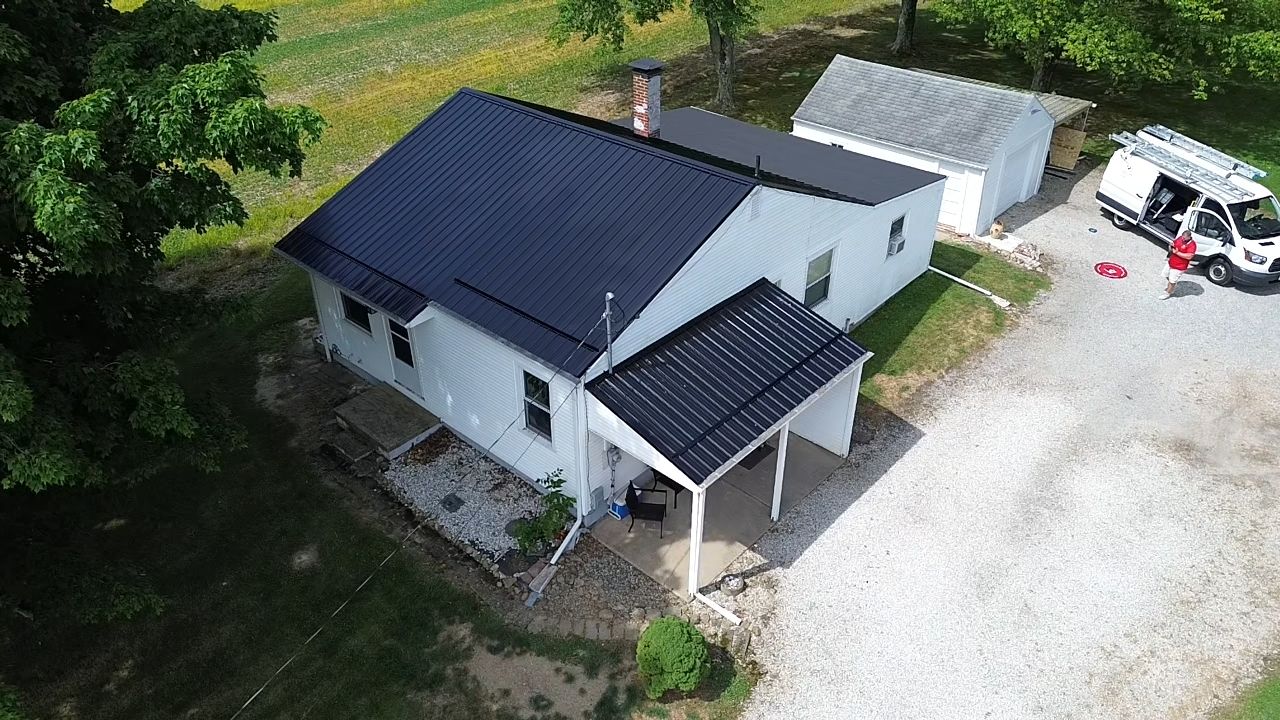 Alpha Rib, Color, Black by Eagle Eye Roofing
