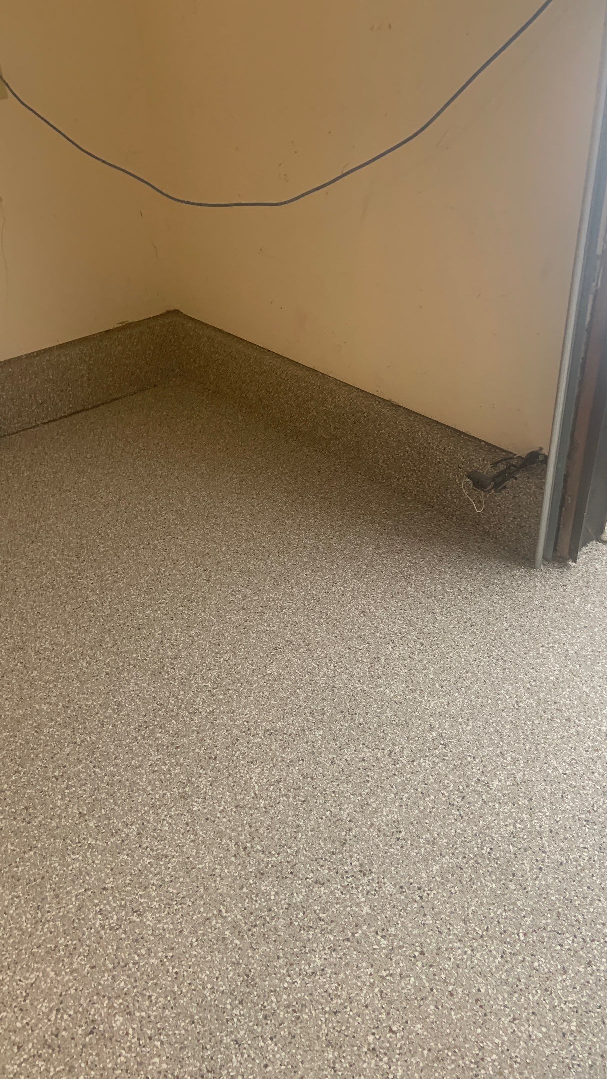 Garage Transformation using Pebble Beach by Croc Coatings, LLC