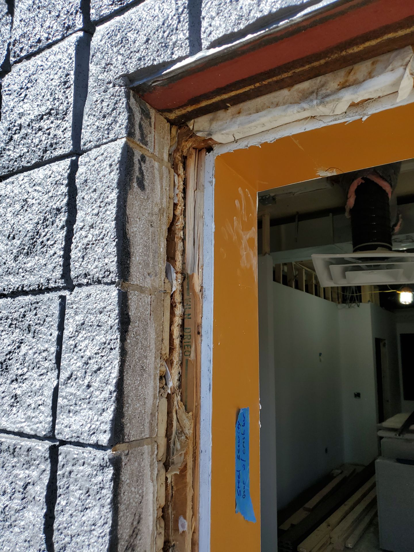 Removal and Installation of Security Door by FBH Architectural Security