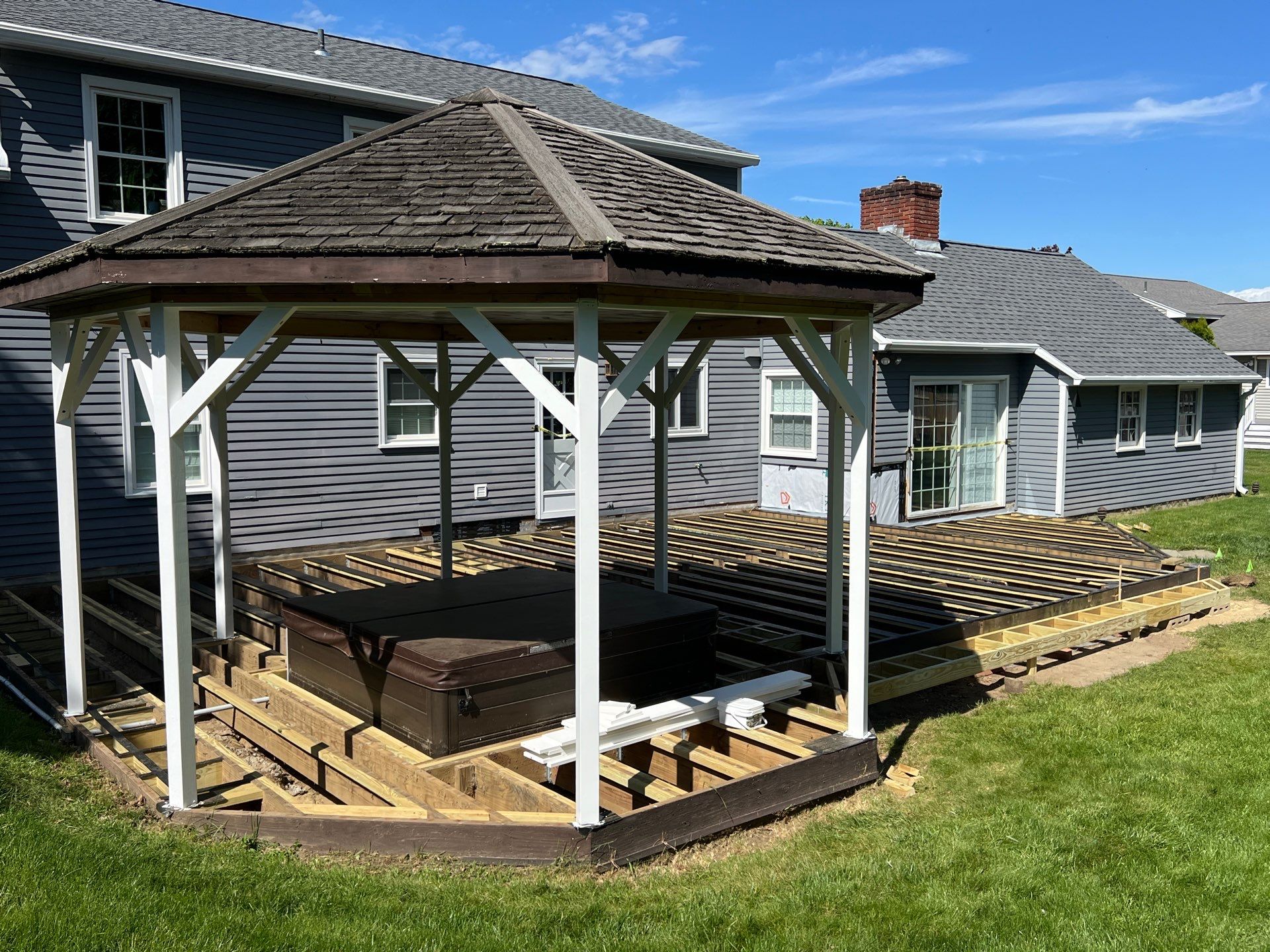 Deck Repair using Trex Select Decking by Chagnon Building & Remodeling LLC