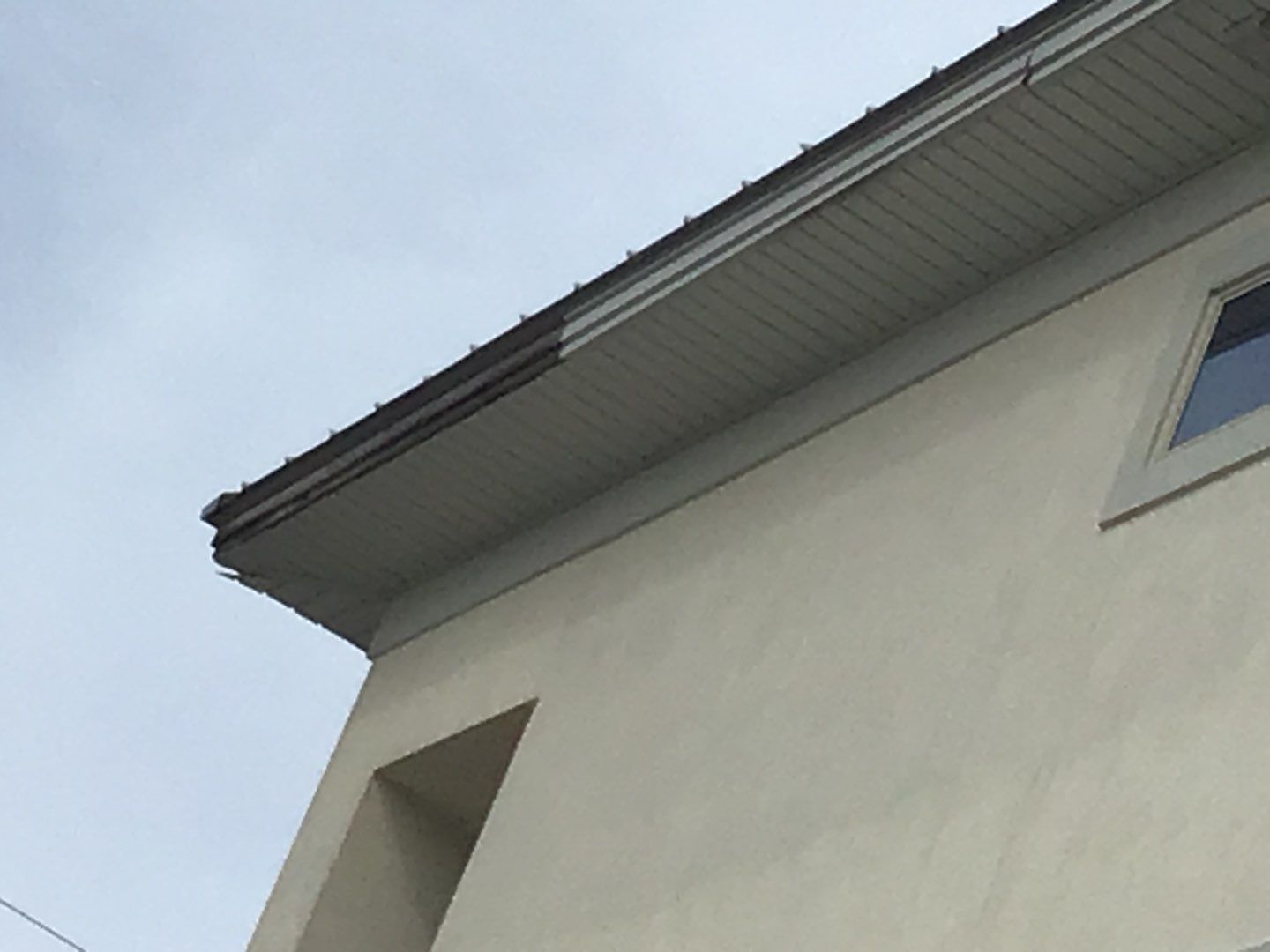 Soffit and Fascia Roof Replacement using 60' Ladders in Navarre by Gutter Professors