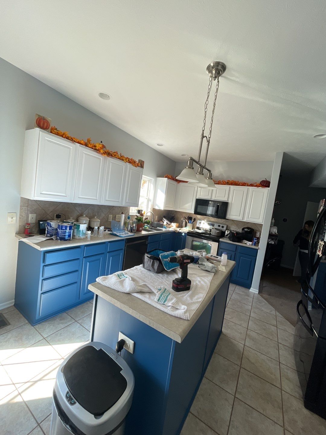 Kitchen Remodel using Sherwin Williams paint by Lightning Exteriors