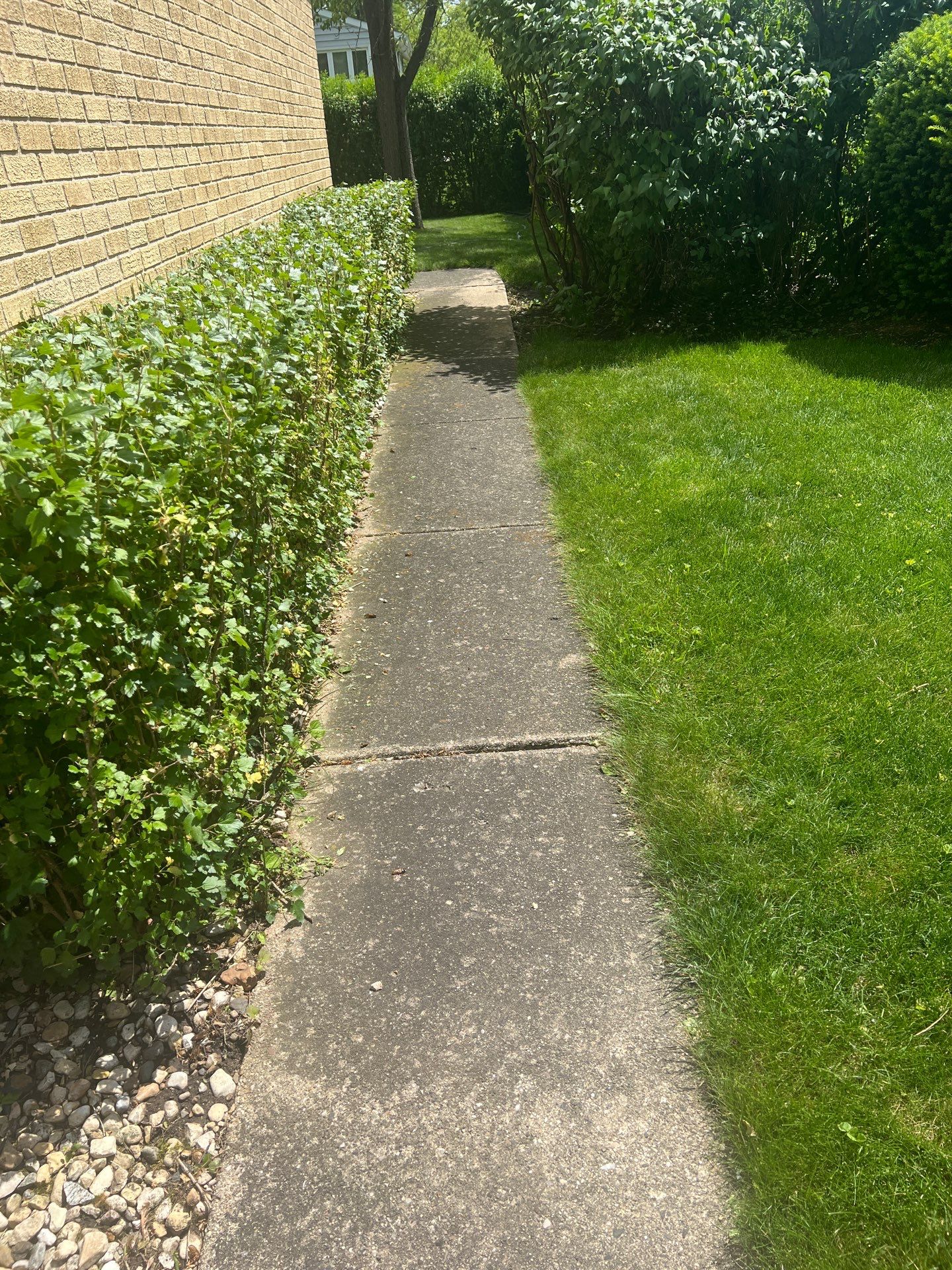 concrete patio power washing  by Northern Power Washing LLC.