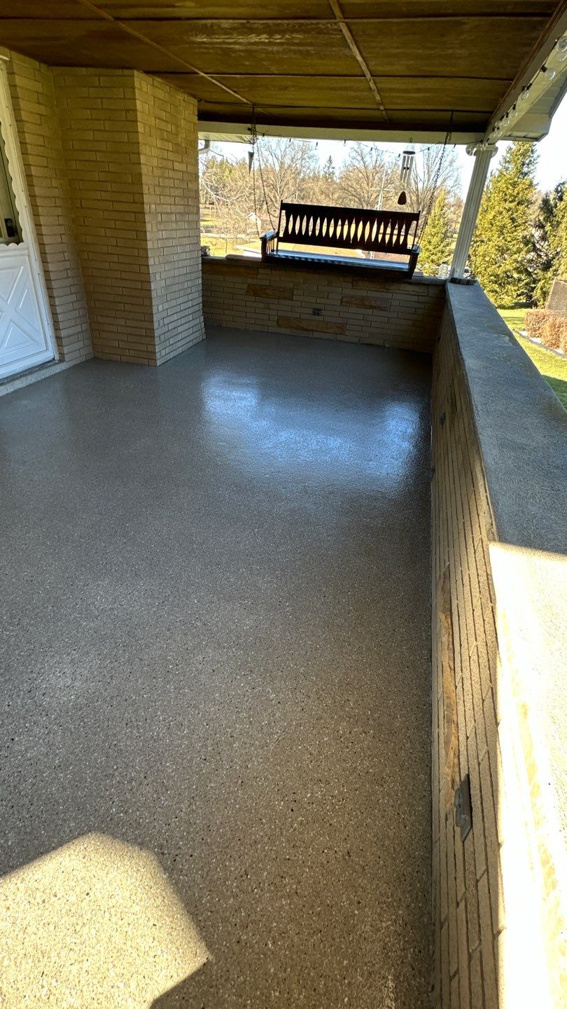 Pool Deck + Steps + Porch Project in JEANNETTE by Floors in a Day, Inc