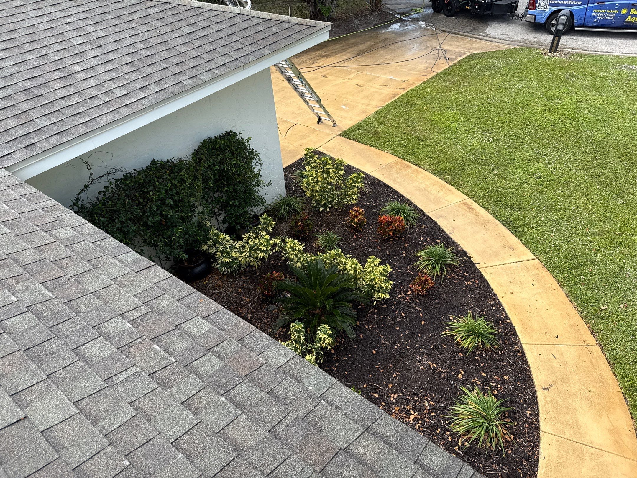 Complete Roof, Pool Deck, and Driveway Cleaning in Catalina Community, Bradenton, FL by Sunshine AquaWash