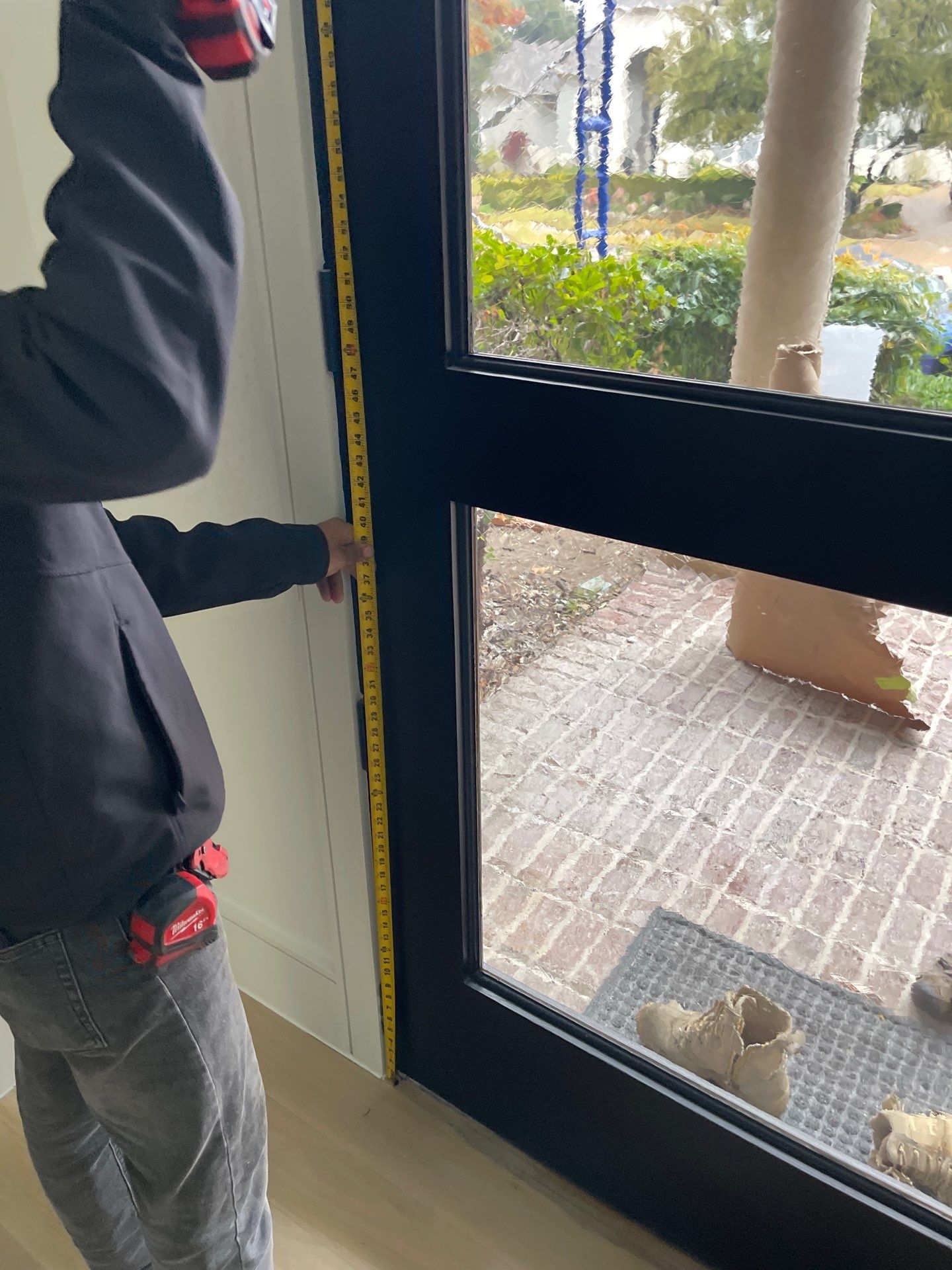 Custom Arched Metal Entry Door Installation in Plano by Solara Custom Living
